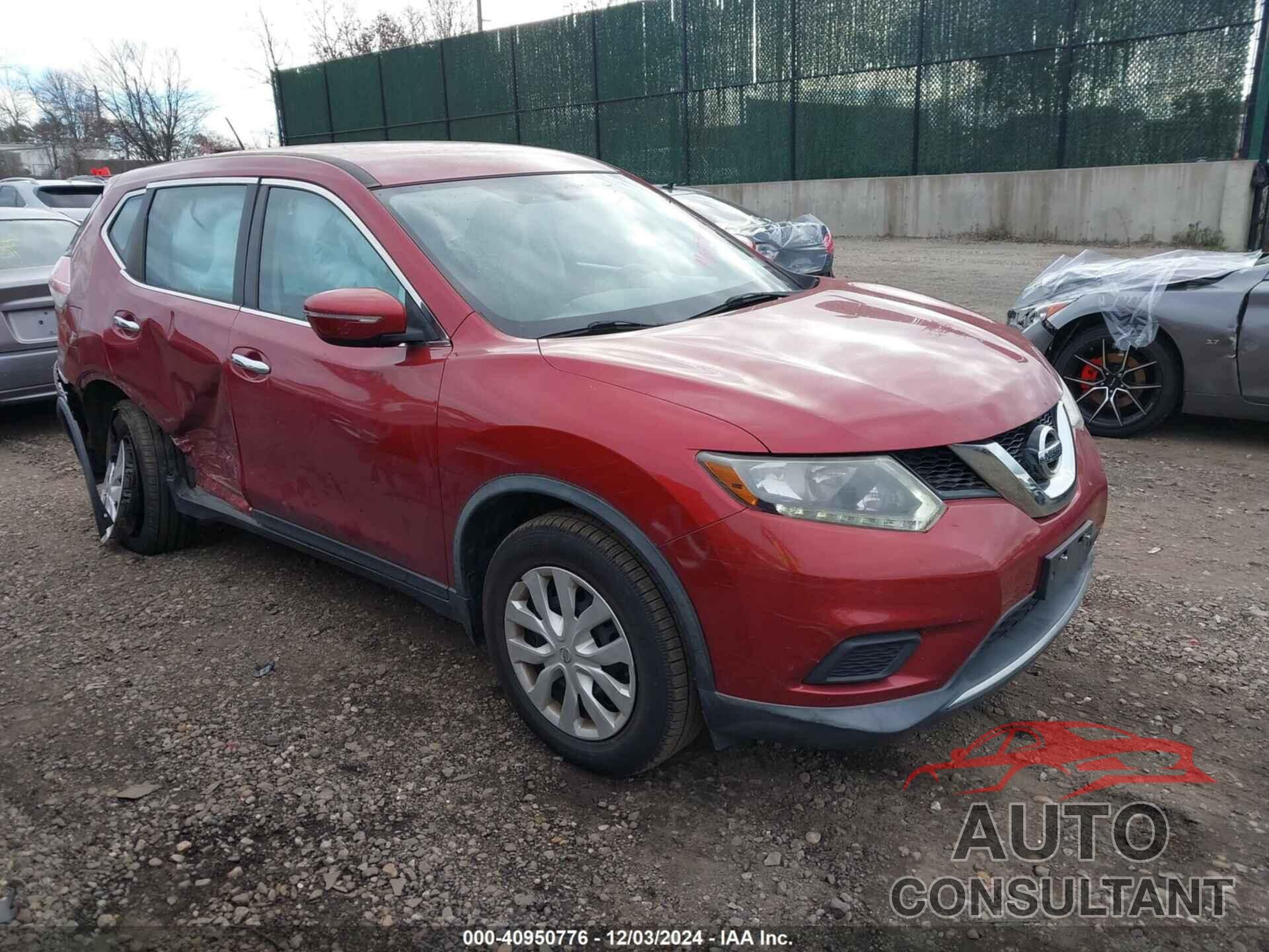 NISSAN ROGUE 2015 - KNMAT2MV8FP590476