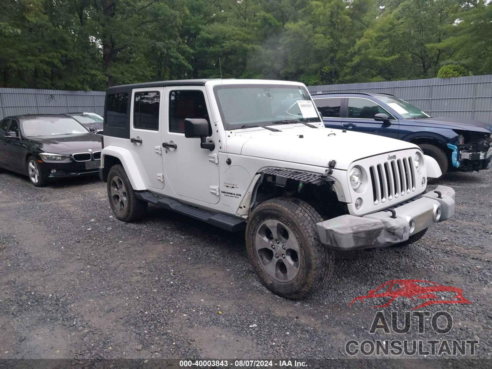 JEEP WRANGLER UNLIMITED 2017 - 1C4HJWEG4HL582672
