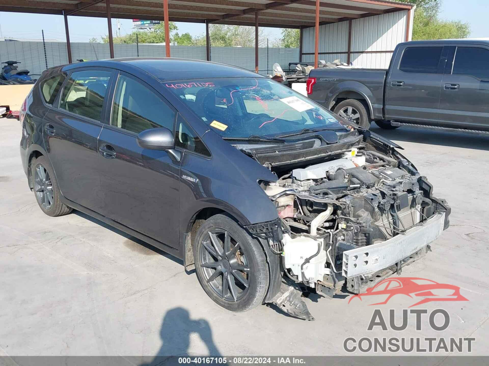 TOYOTA PRIUS V 2016 - JTDZN3EU9GJ045321