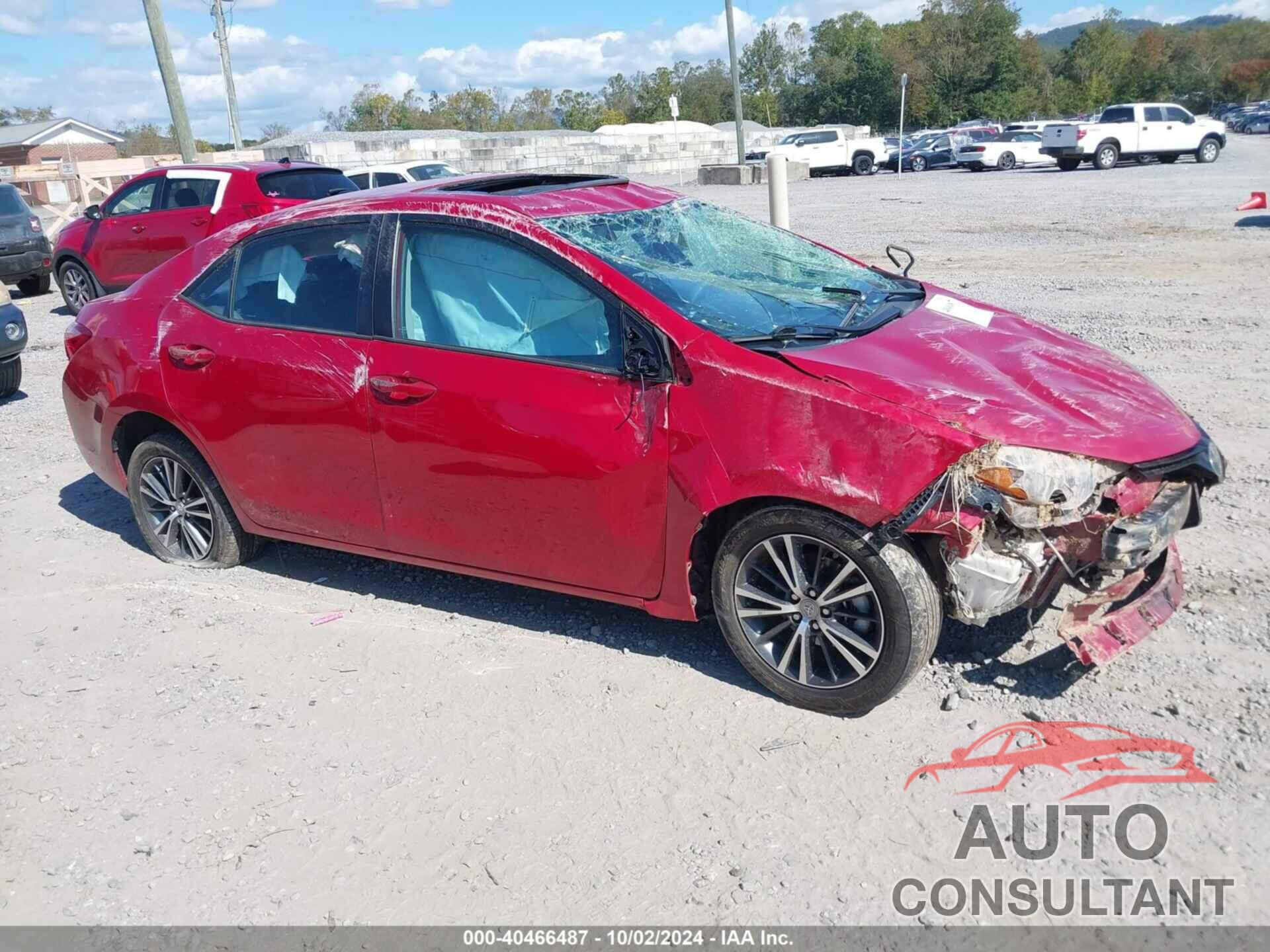 TOYOTA COROLLA 2017 - 2T1BURHE8HC815968