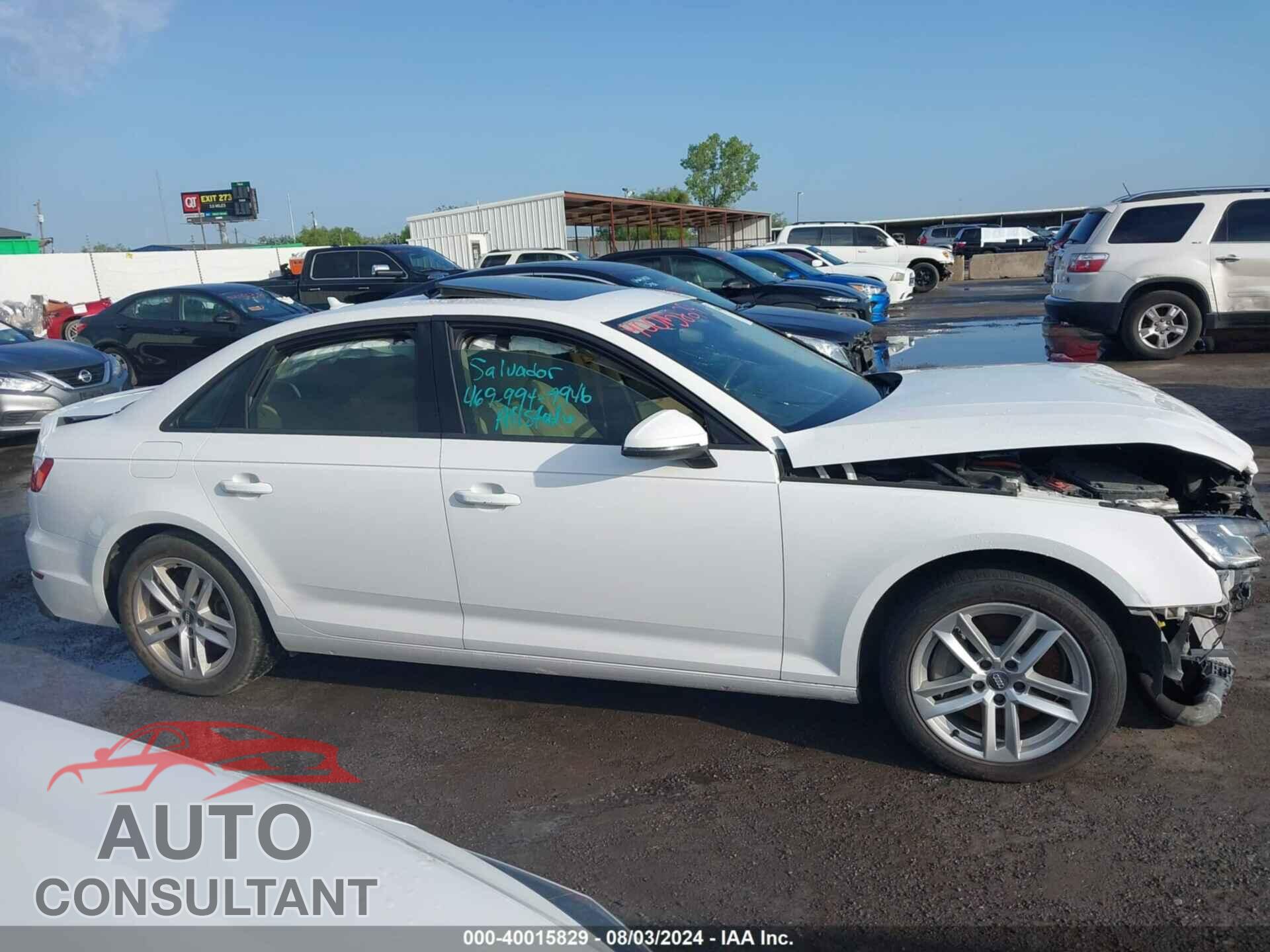 AUDI A4 2017 - WAUGNAF43HN057868