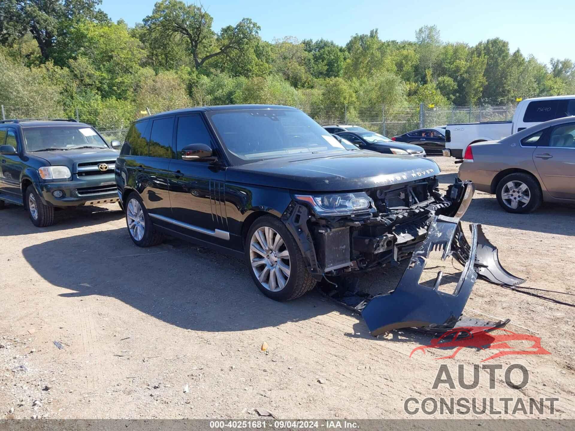 LAND ROVER RANGE ROVER 2017 - SALGS2FE1HA369746