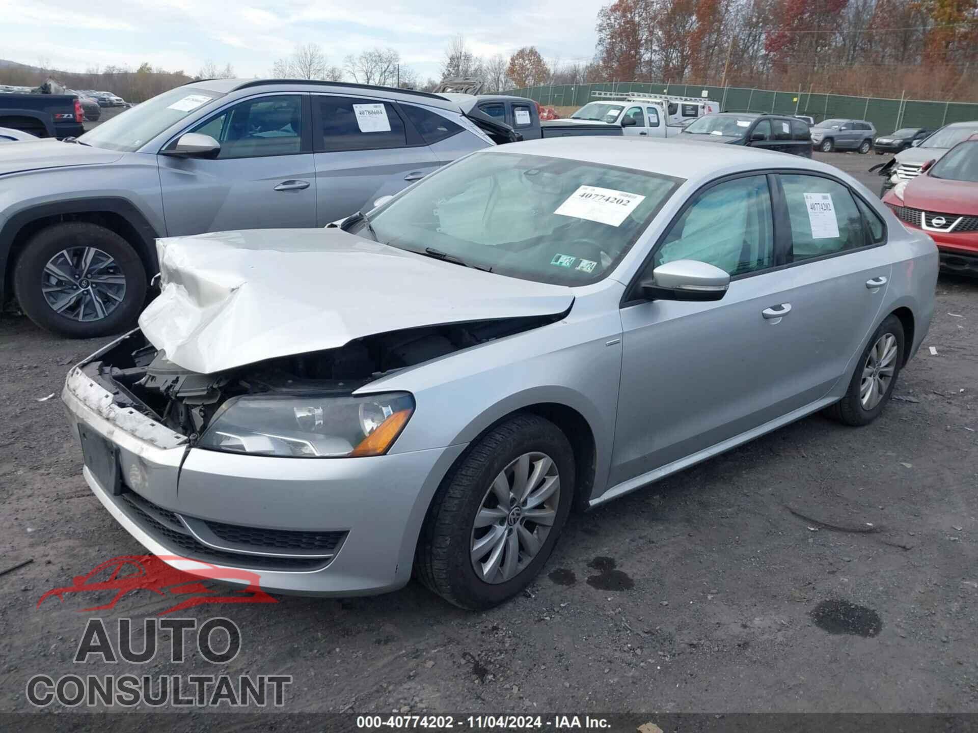 VOLKSWAGEN PASSAT 2015 - 1VWAT7A32FC044227