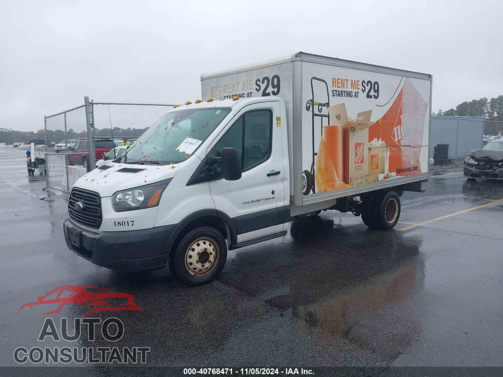 FORD TRANSIT-350 CAB 2018 - 1FDBF8ZM7JKA99705