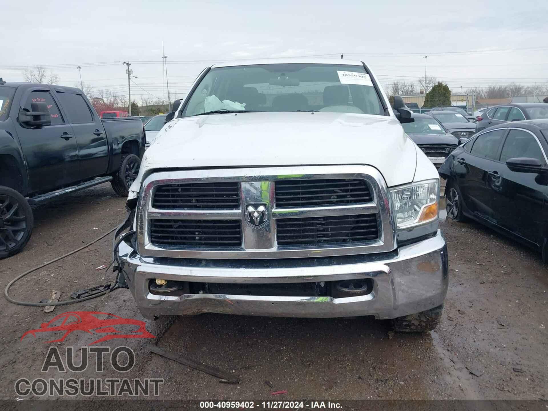 DODGE RAM 2500 2010 - 3D7UT2CL8AG132629