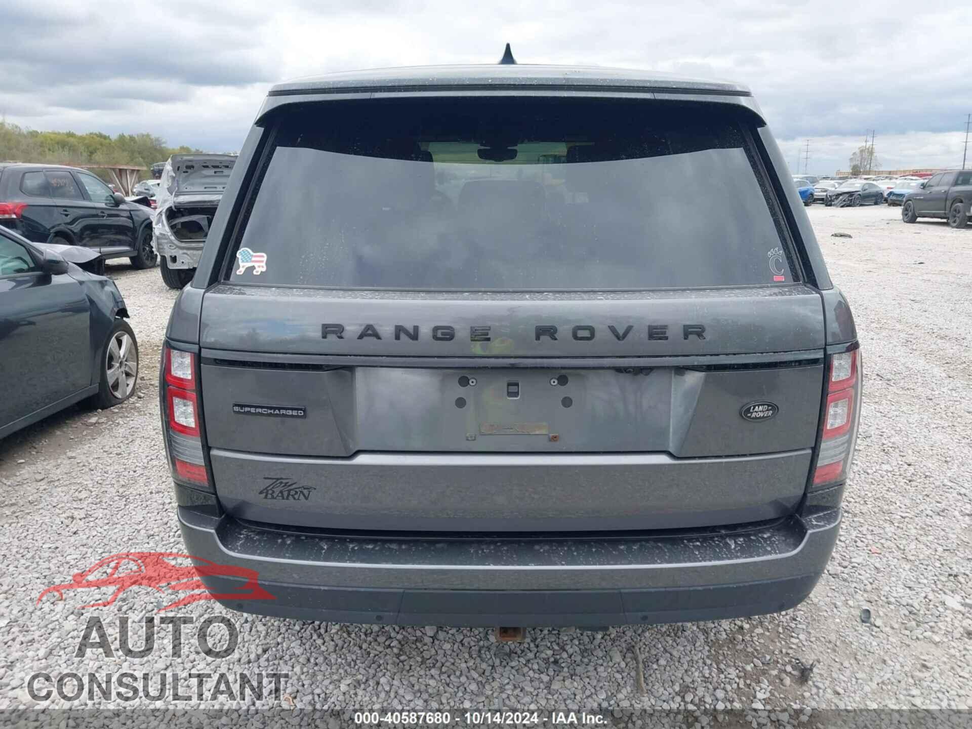 LAND ROVER RANGE ROVER 2017 - SALGS2FE5HA324499