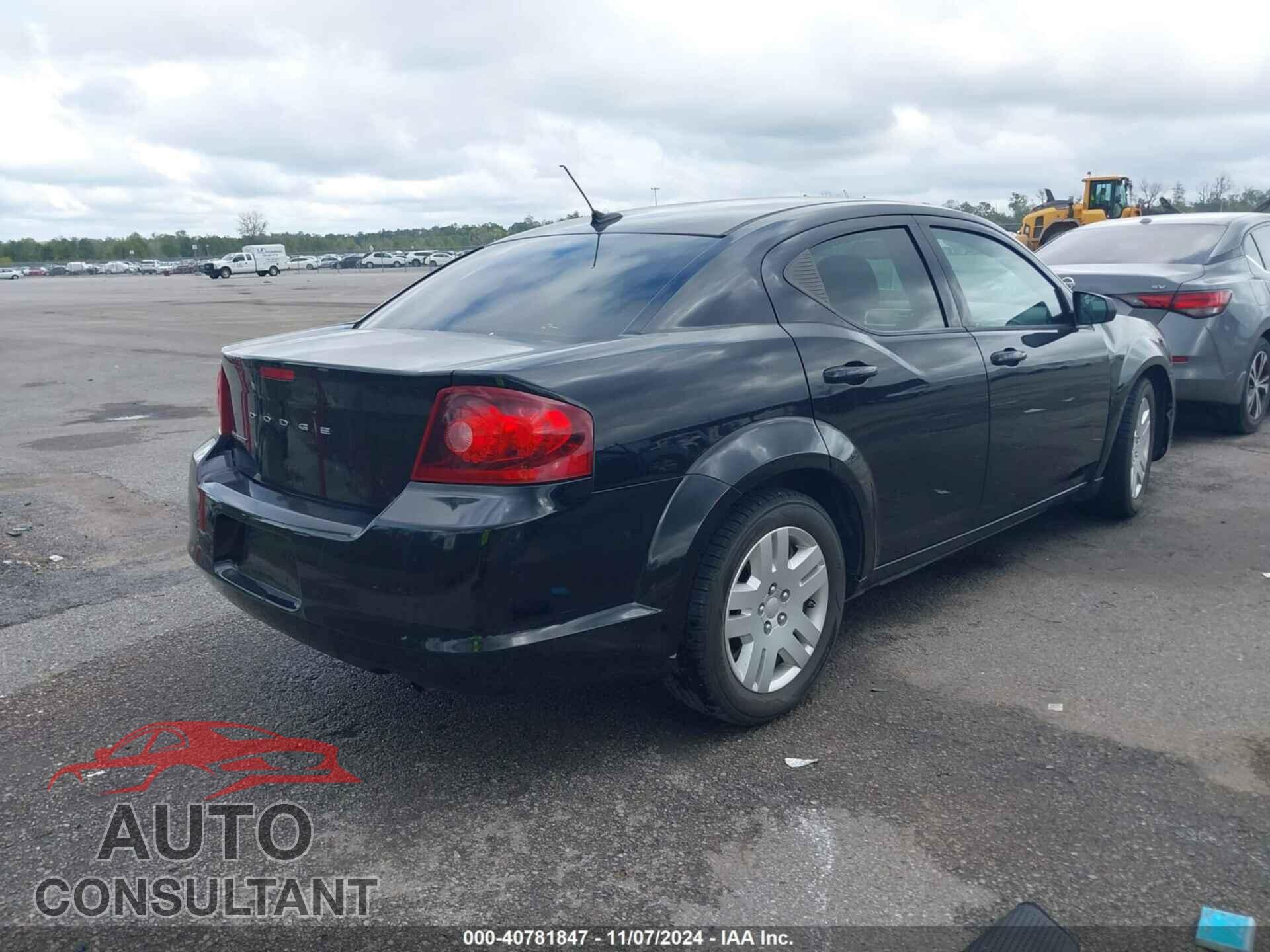 DODGE AVENGER 2013 - 1C3CDZAB8DN725297