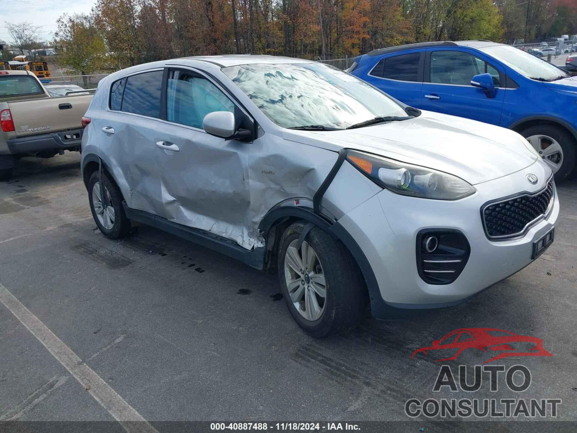 KIA SPORTAGE 2017 - KNDPMCAC3H7255337