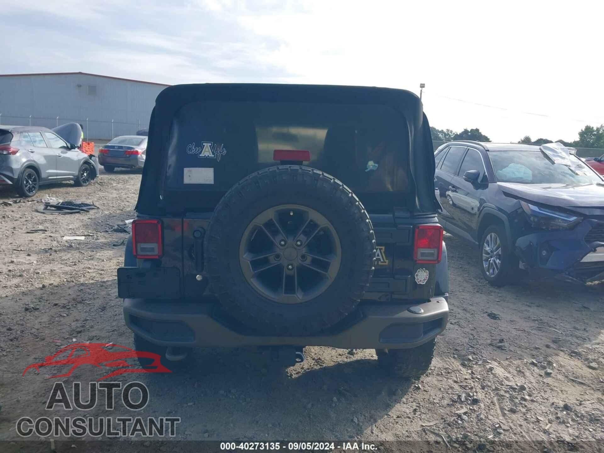 JEEP WRANGLER 2017 - 1C4AJWBG7HL516932