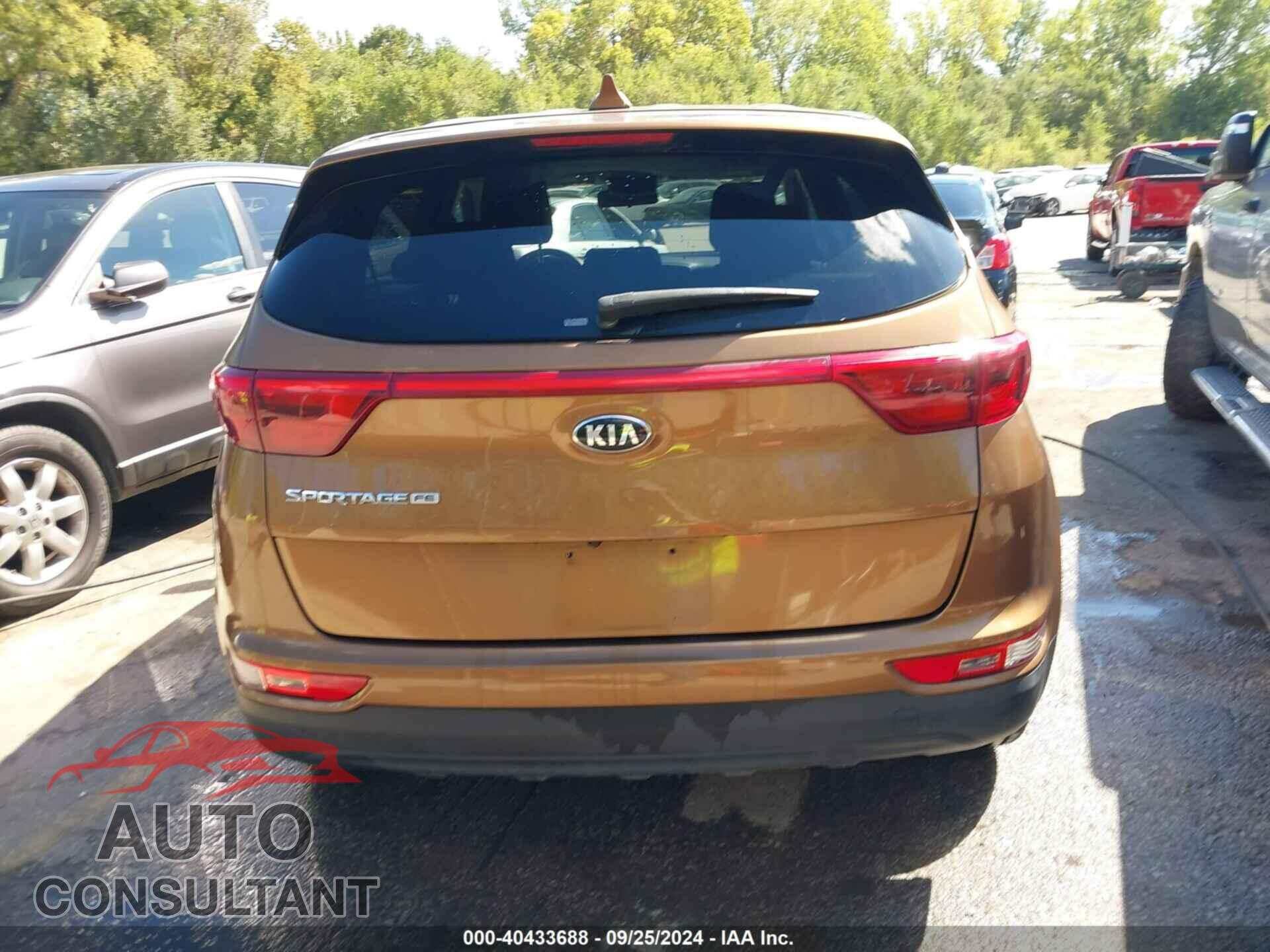 KIA SPORTAGE 2017 - KNDPM3AC8H7121486