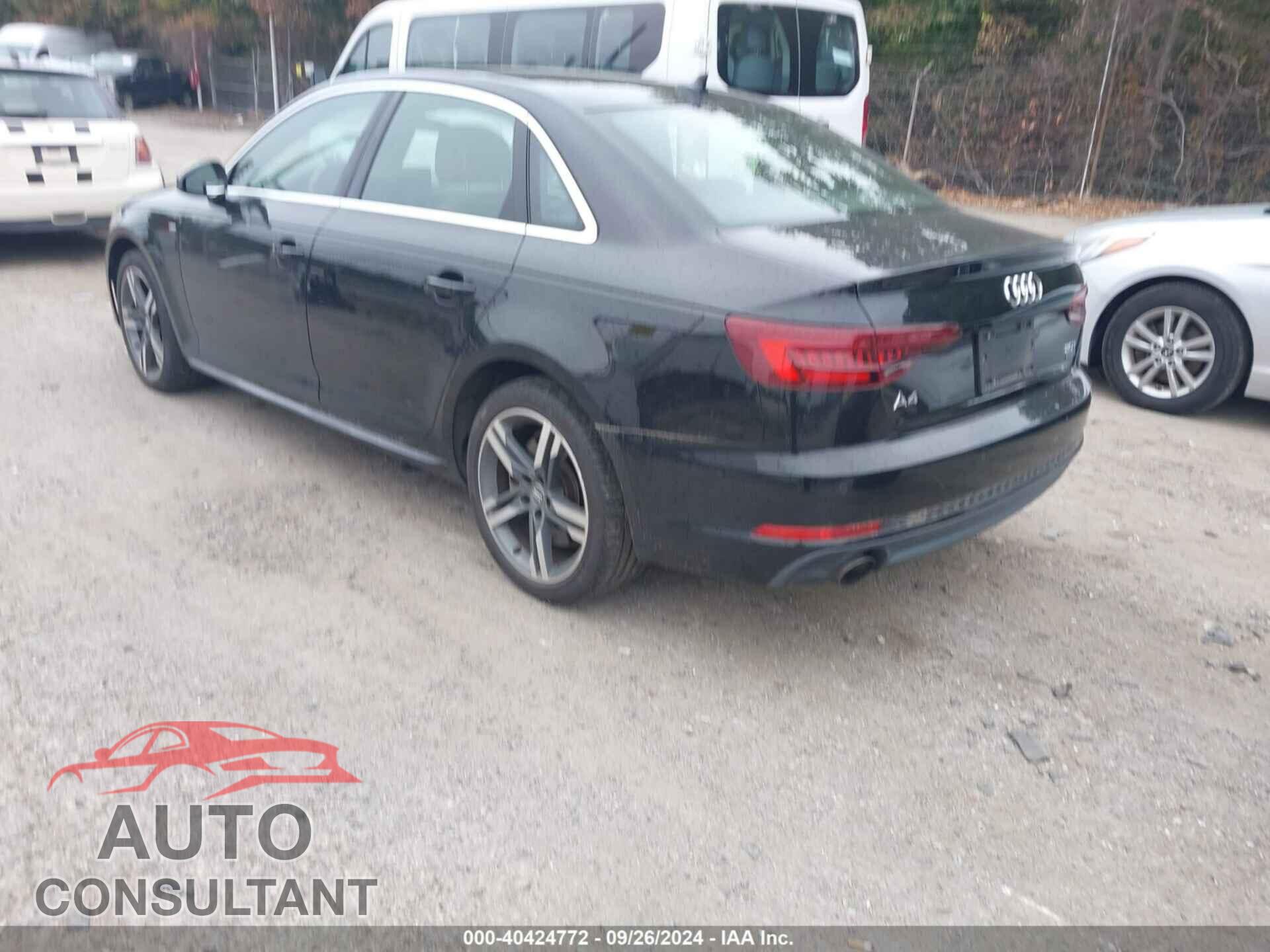 AUDI A4 2018 - WAUENAF45JA026268