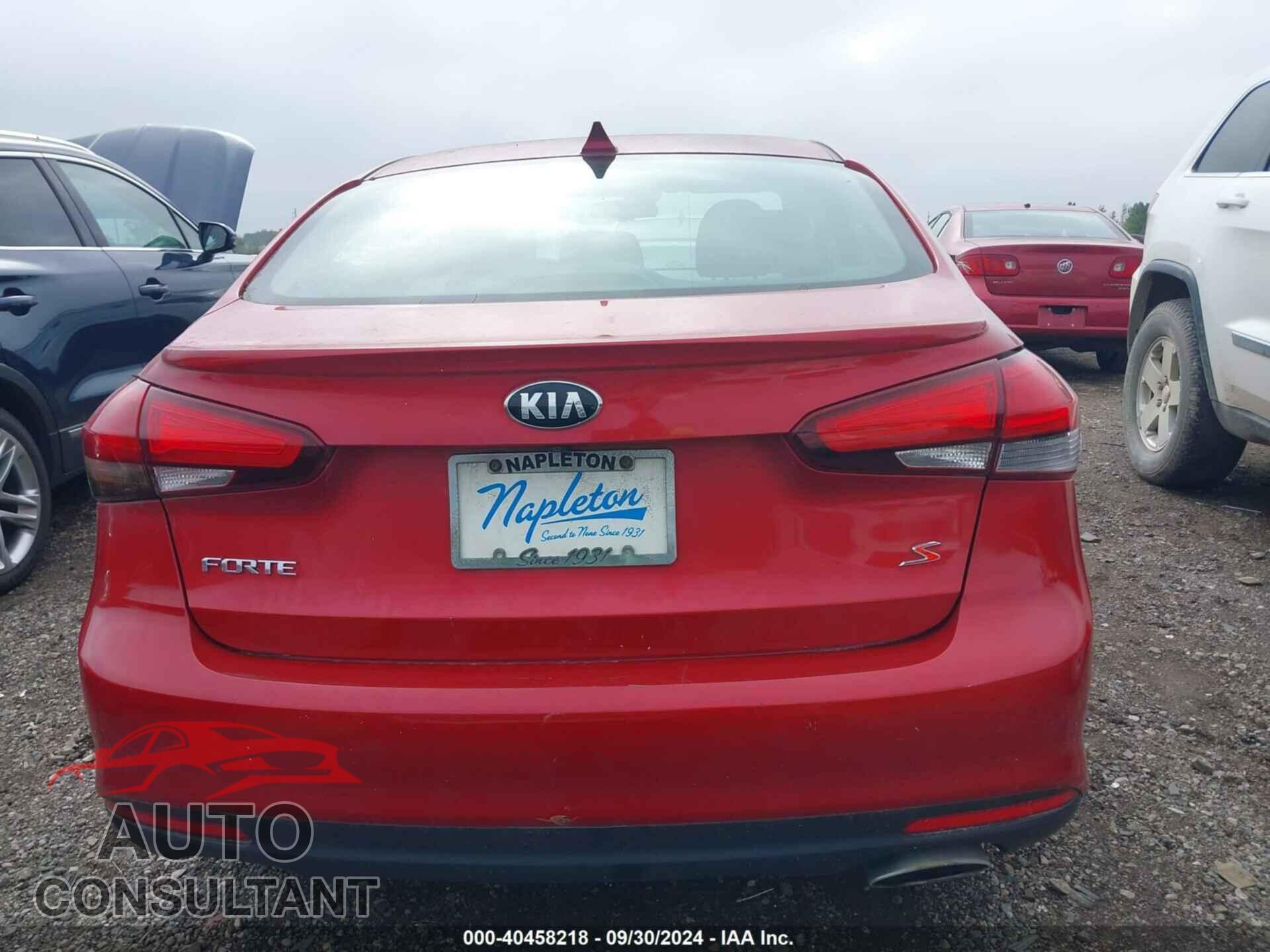 KIA FORTE 2017 - 3KPFL4A74HE054733