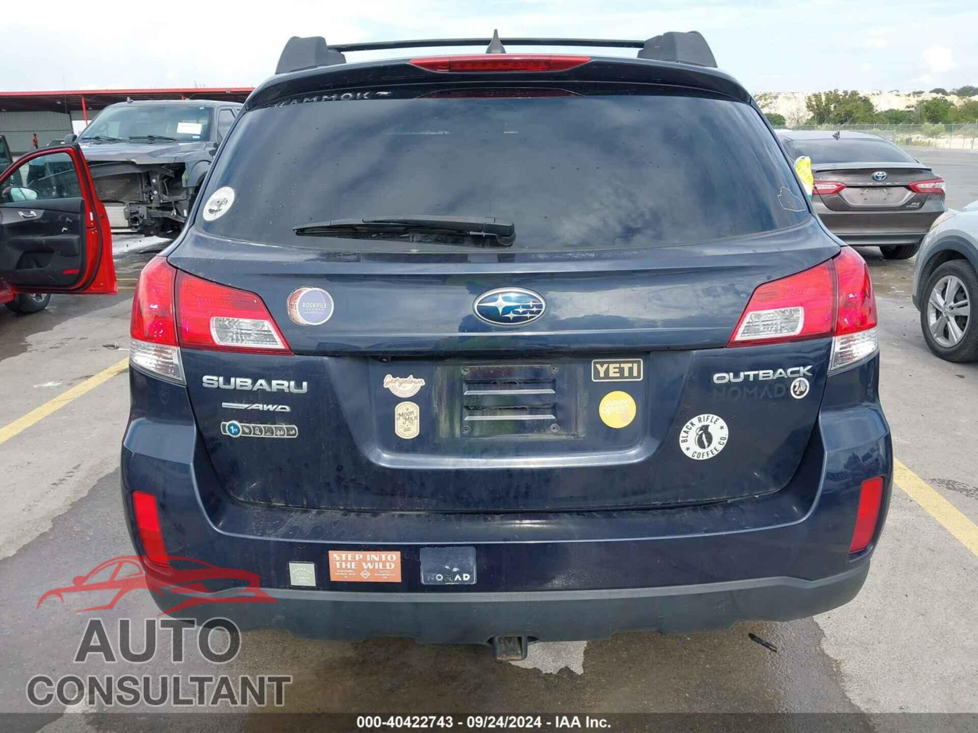 SUBARU OUTBACK 2014 - 4S4BRCLC8E3226116