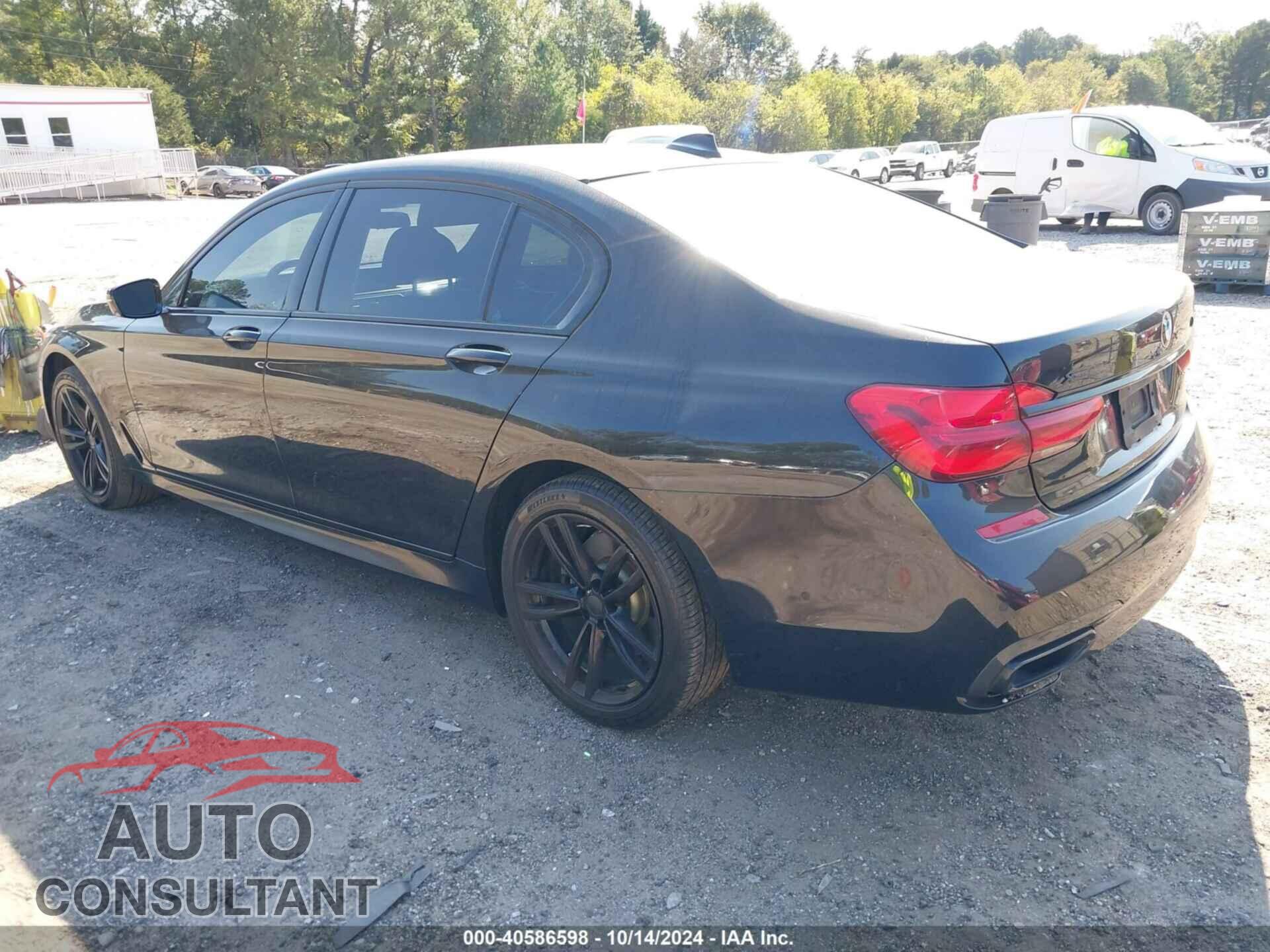 BMW 740I 2017 - WBA7E4C30HGV23399