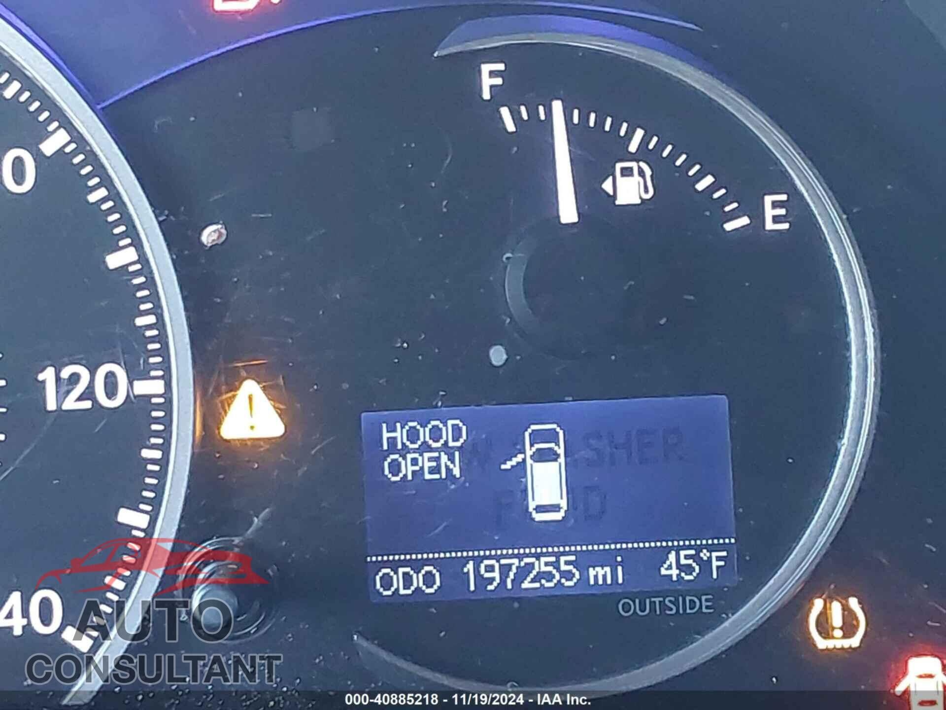 LEXUS CT 200H 2011 - JTHKD5BH2B2037702