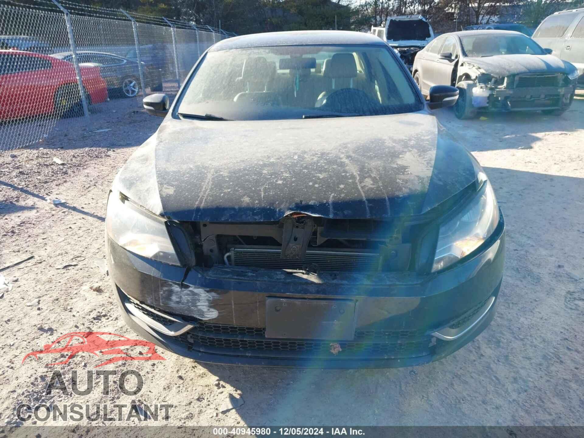 VOLKSWAGEN PASSAT 2013 - 1VWBP7A30DC090841