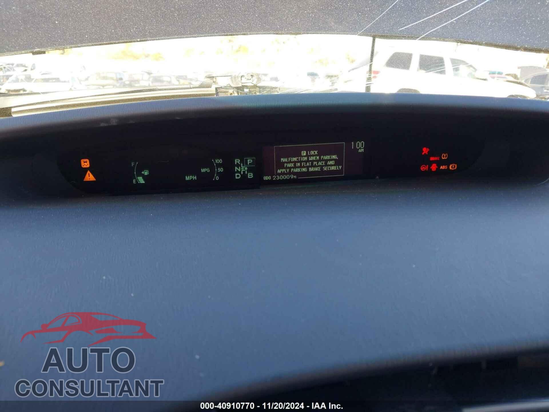 TOYOTA PRIUS 2013 - JTDKN3DU9D5542487