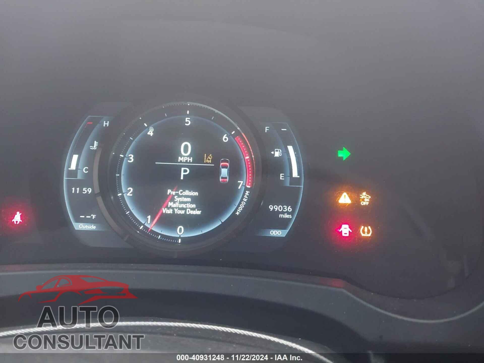 LEXUS IS 300 2018 - JTHBA1D24J5074063