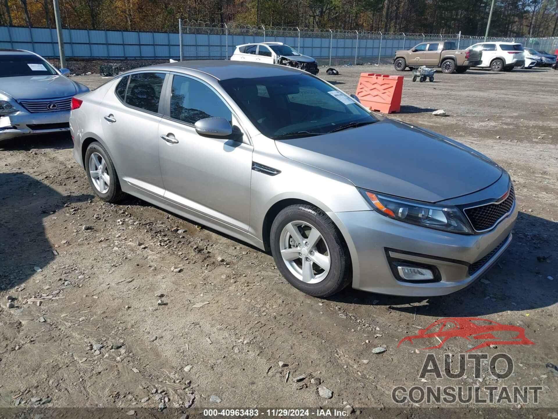 KIA OPTIMA 2014 - KNAGM4A71E5517921