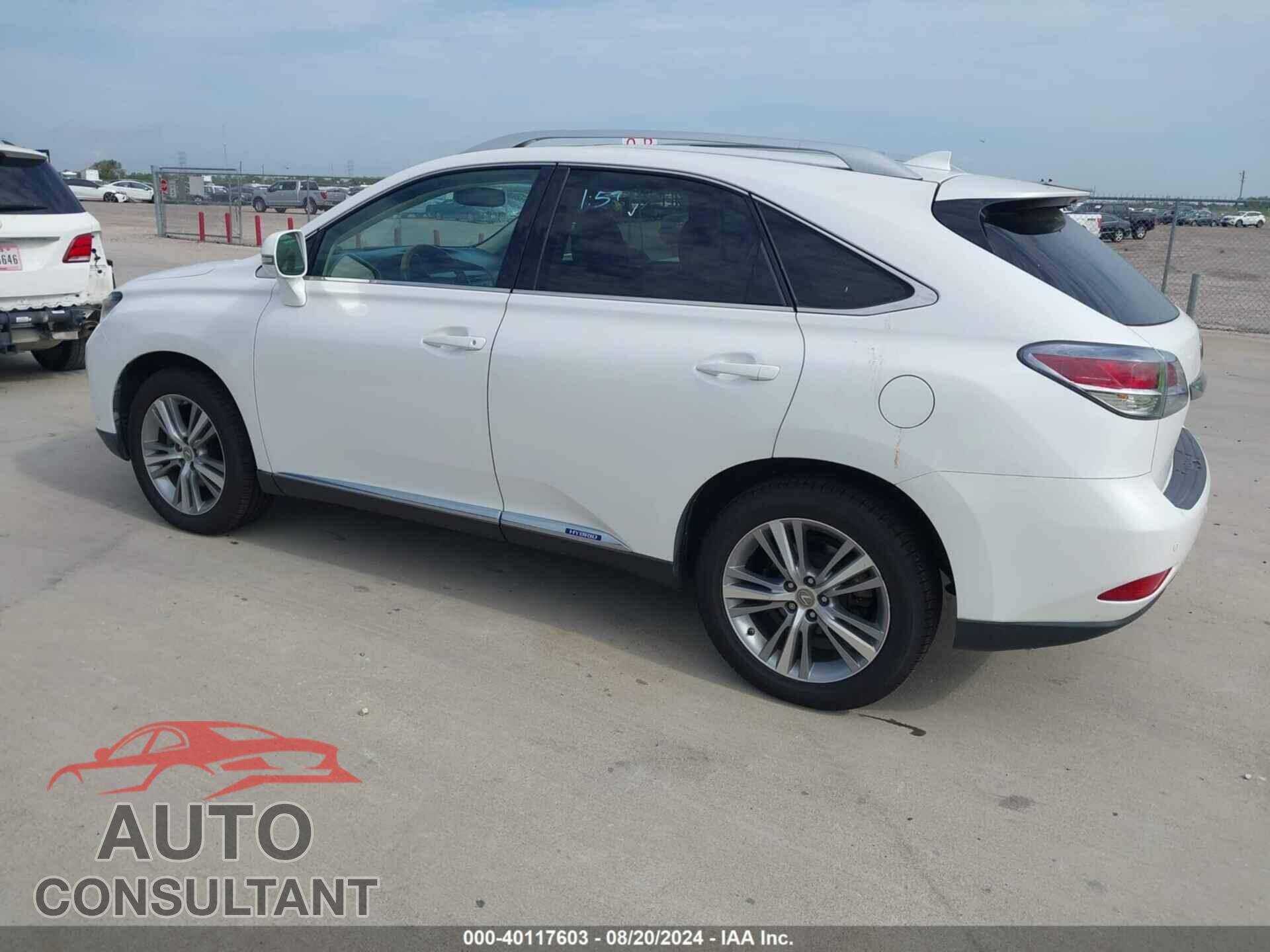 LEXUS RX 450H 2015 - 2T2BC1BAXFC006877