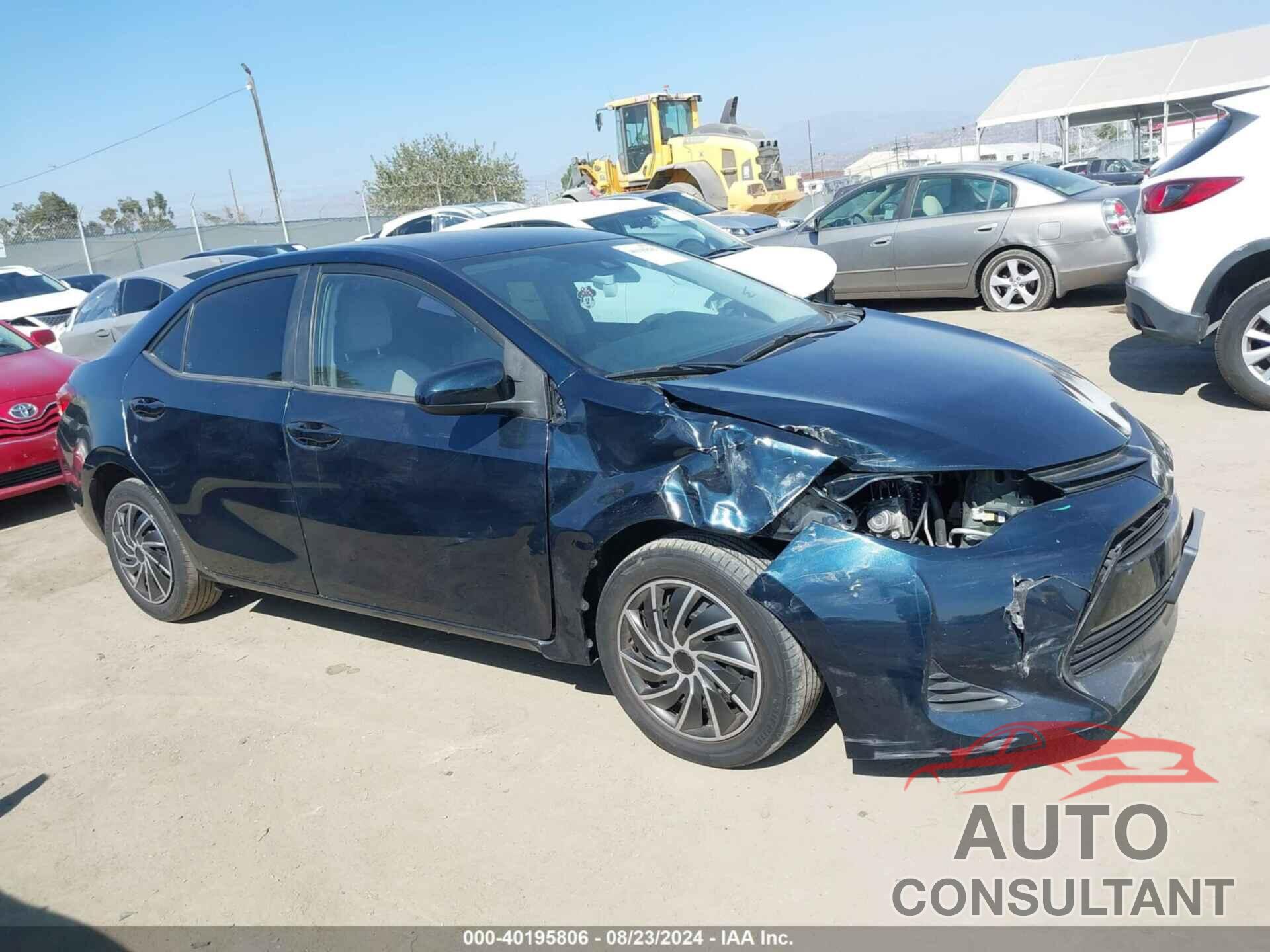 TOYOTA COROLLA 2019 - 2T1BURHE8KC168611