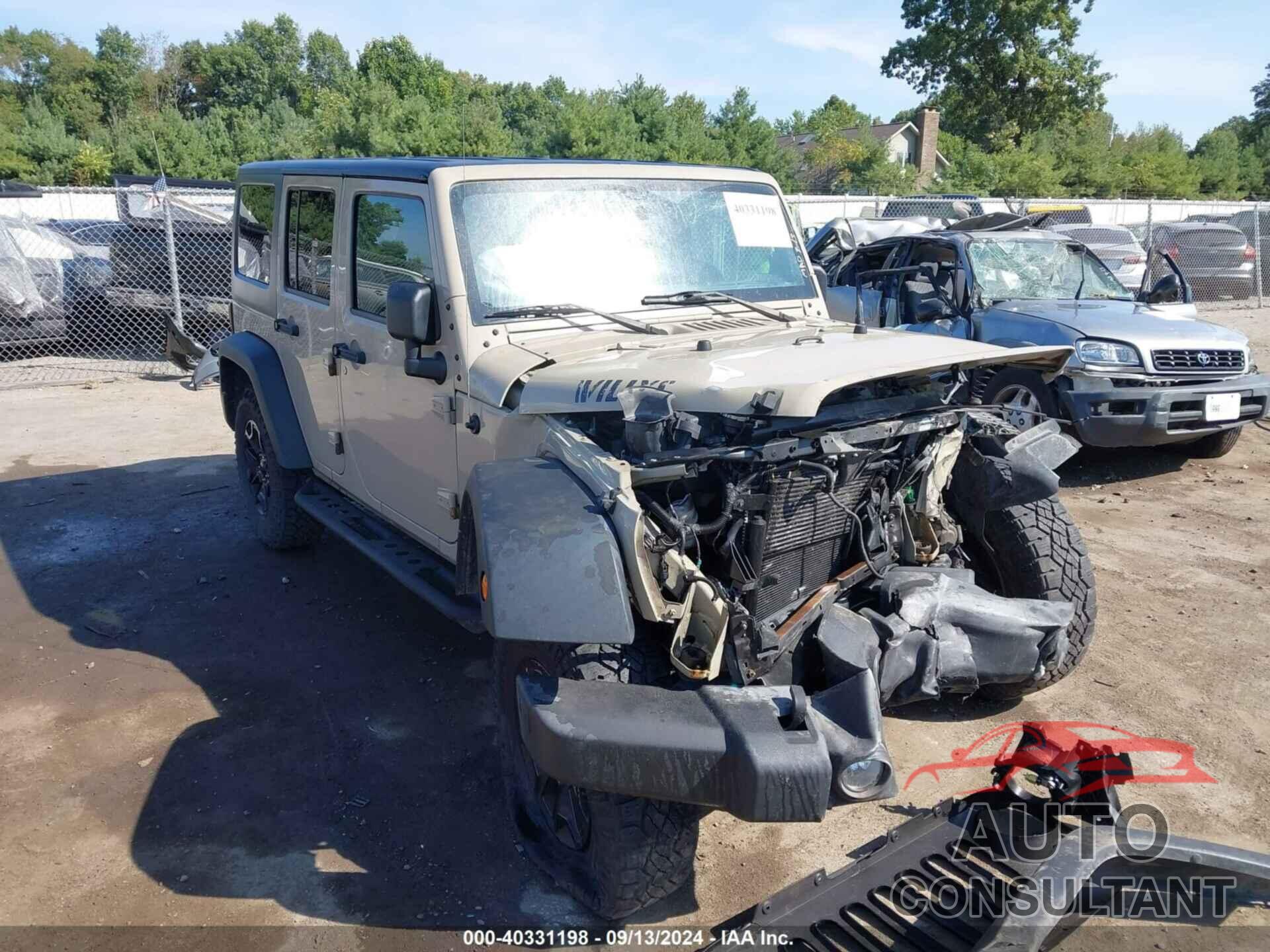 JEEP WRANGLER UNLIMITED 2016 - 1C4BJWDG6GL296876