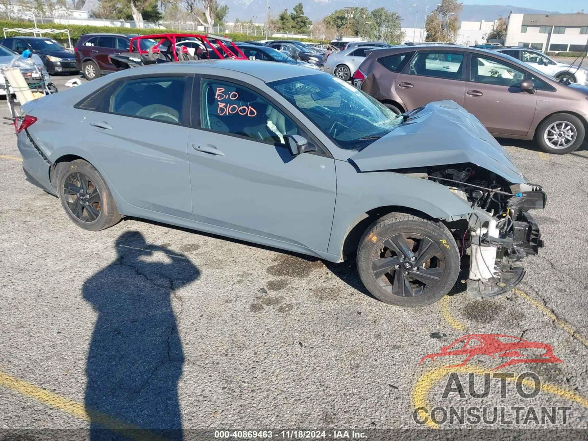 HYUNDAI ELANTRA 2022 - KMHLS4AG7NU348092