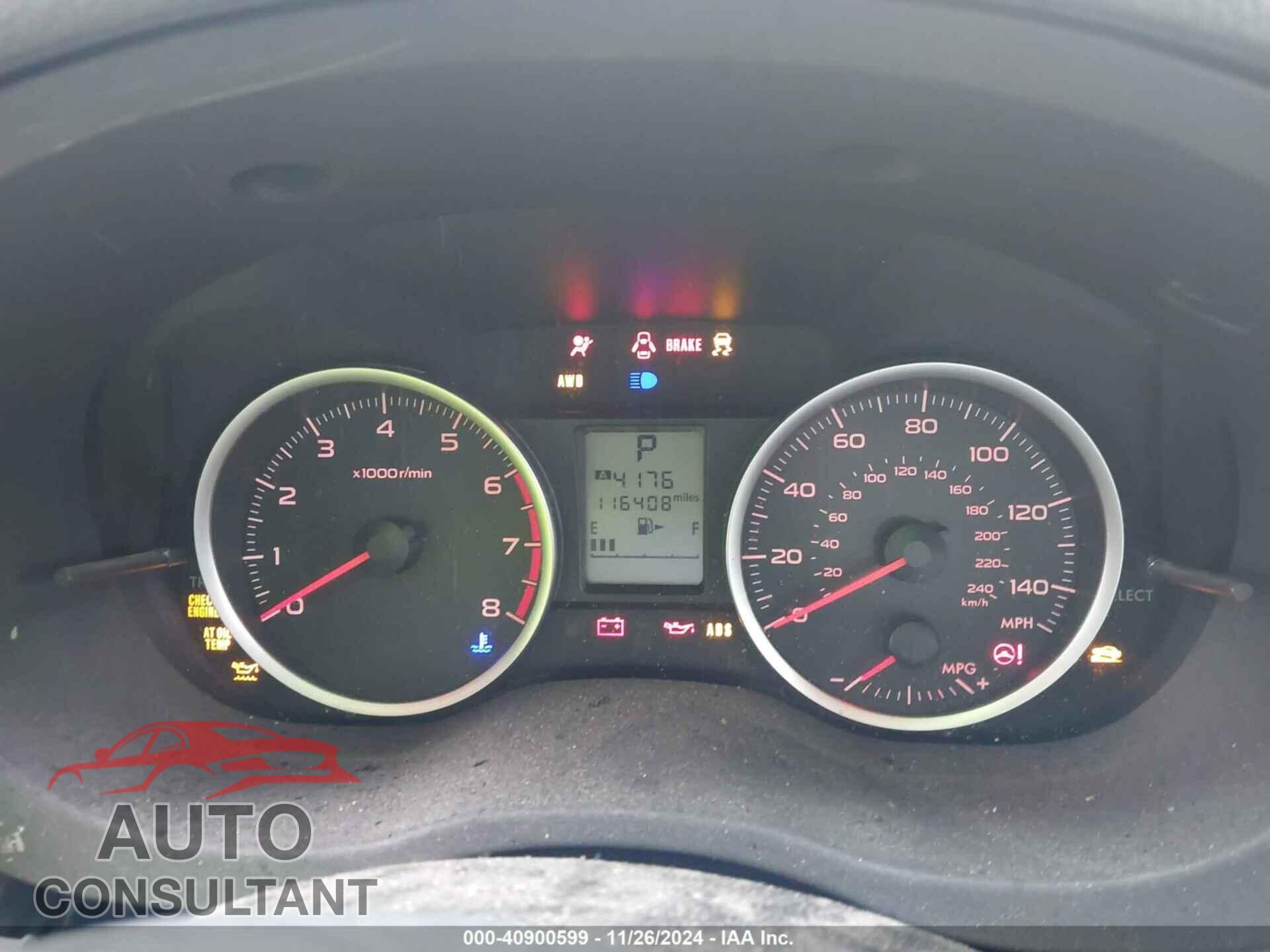 SUBARU FORESTER 2014 - JF2SJAAC6EH486084