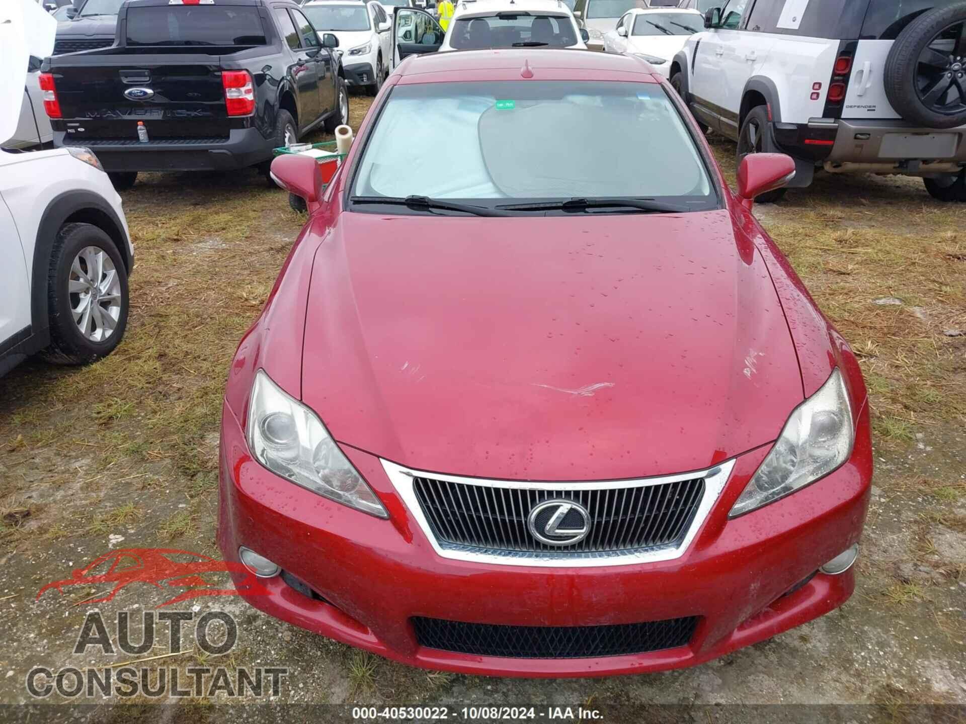 LEXUS IS 250C 2010 - JTHFF2C25A2510074