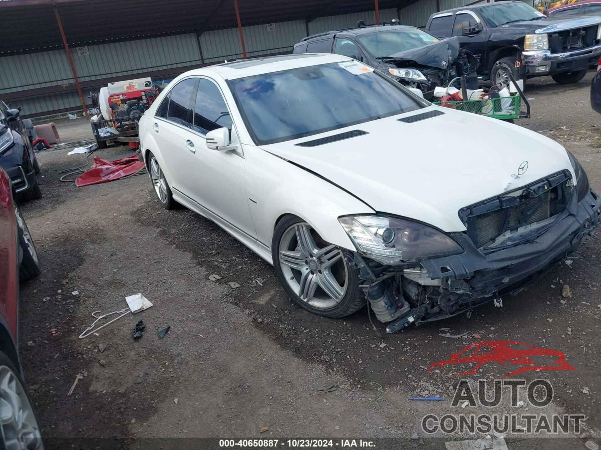 MERCEDES-BENZ S 550 2012 - WDDNF9EB3CA438888