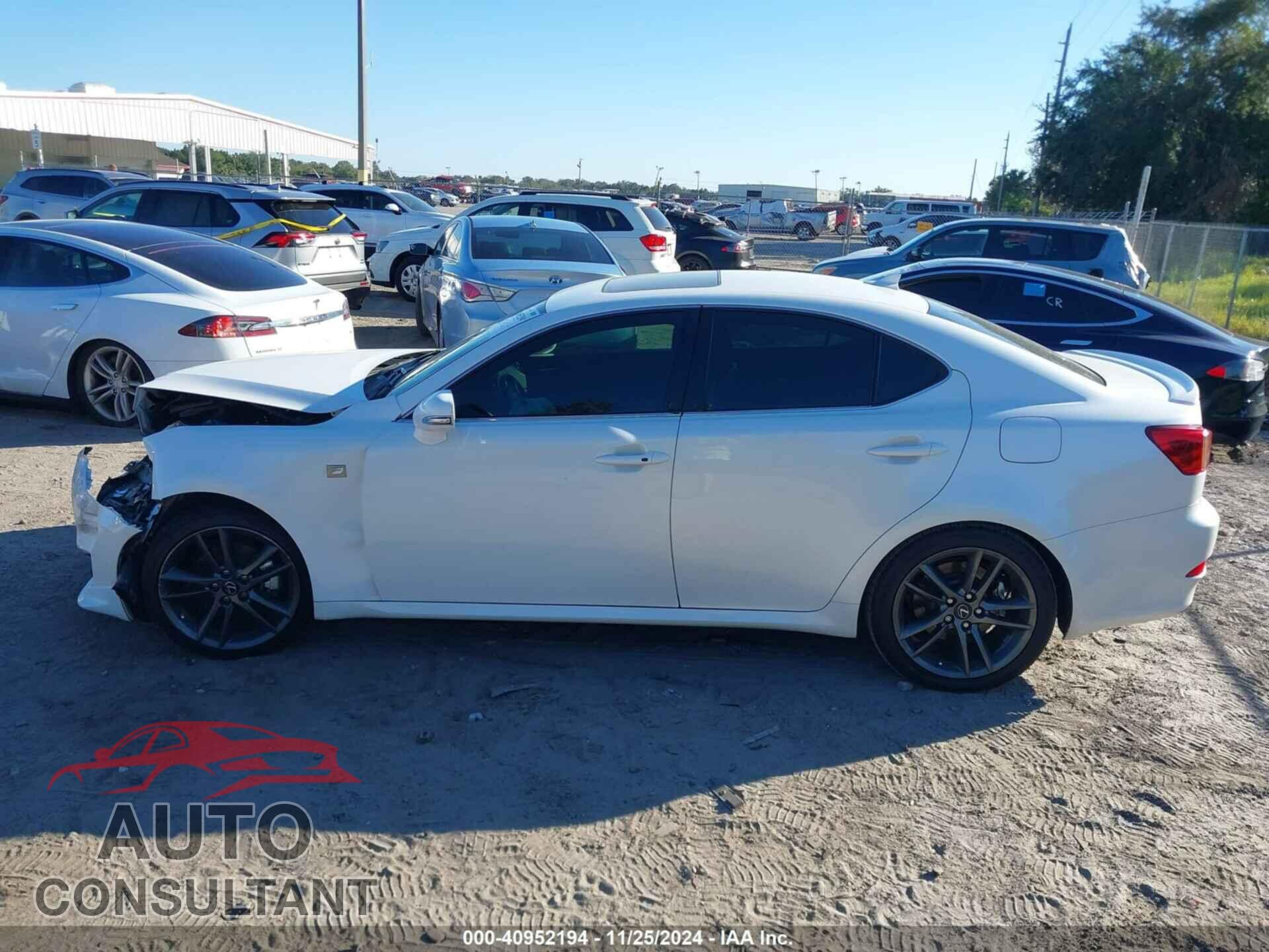 LEXUS IS 250 2012 - JTHBF5C21C5168916