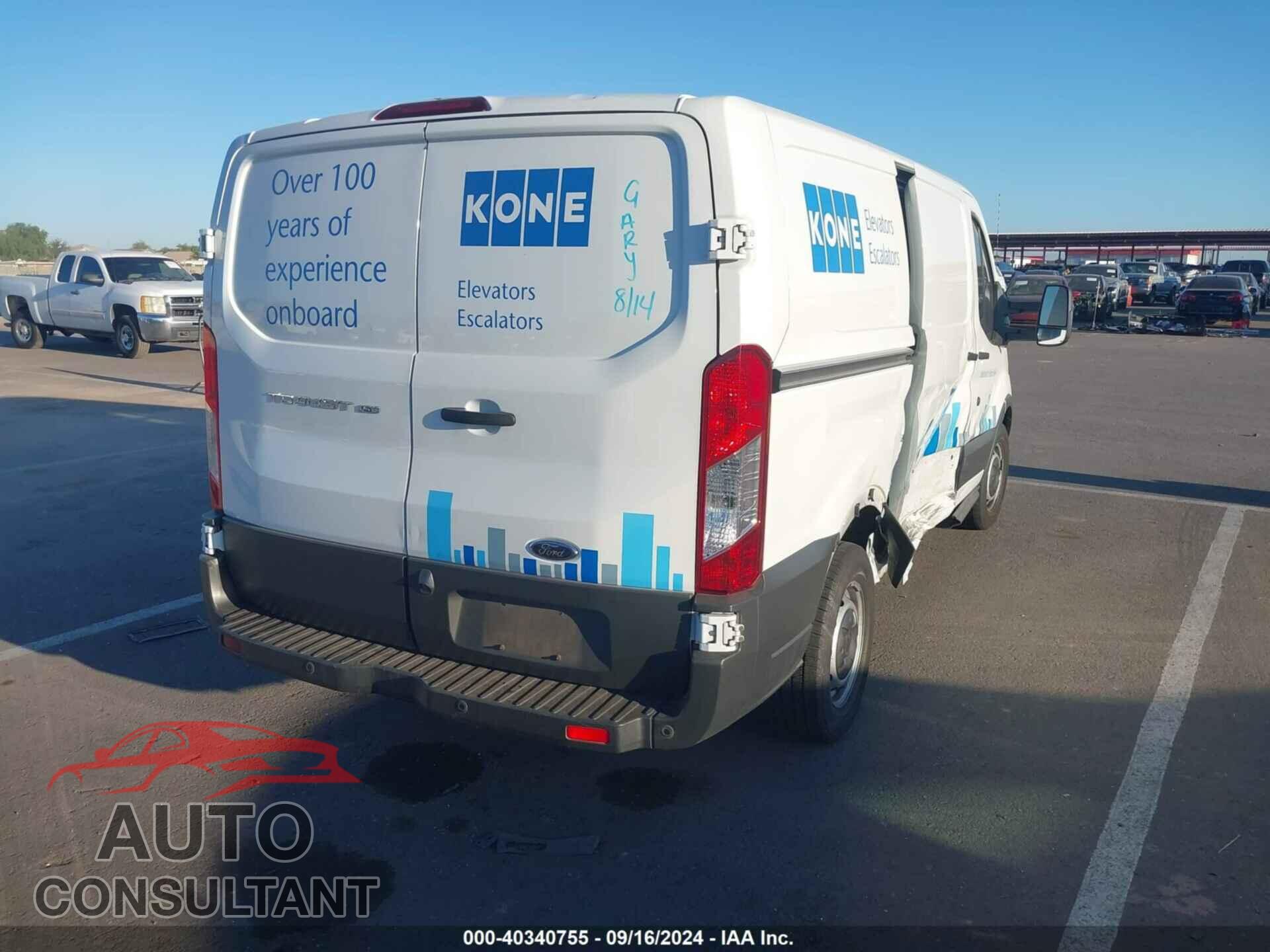 FORD TRANSIT-150 2016 - 1FTYE1YM8GKA80177