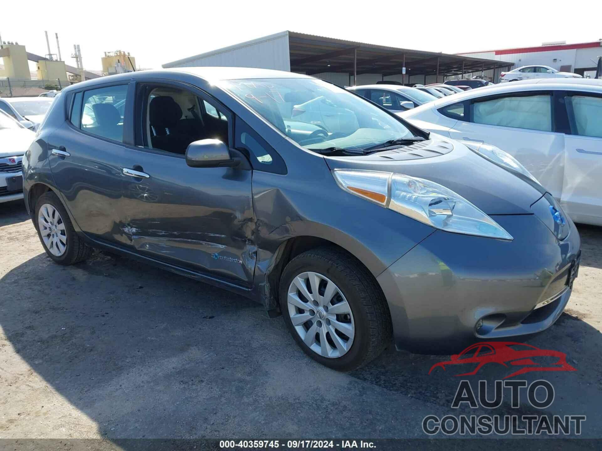 NISSAN LEAF 2017 - 1N4BZ0CP3HC307170