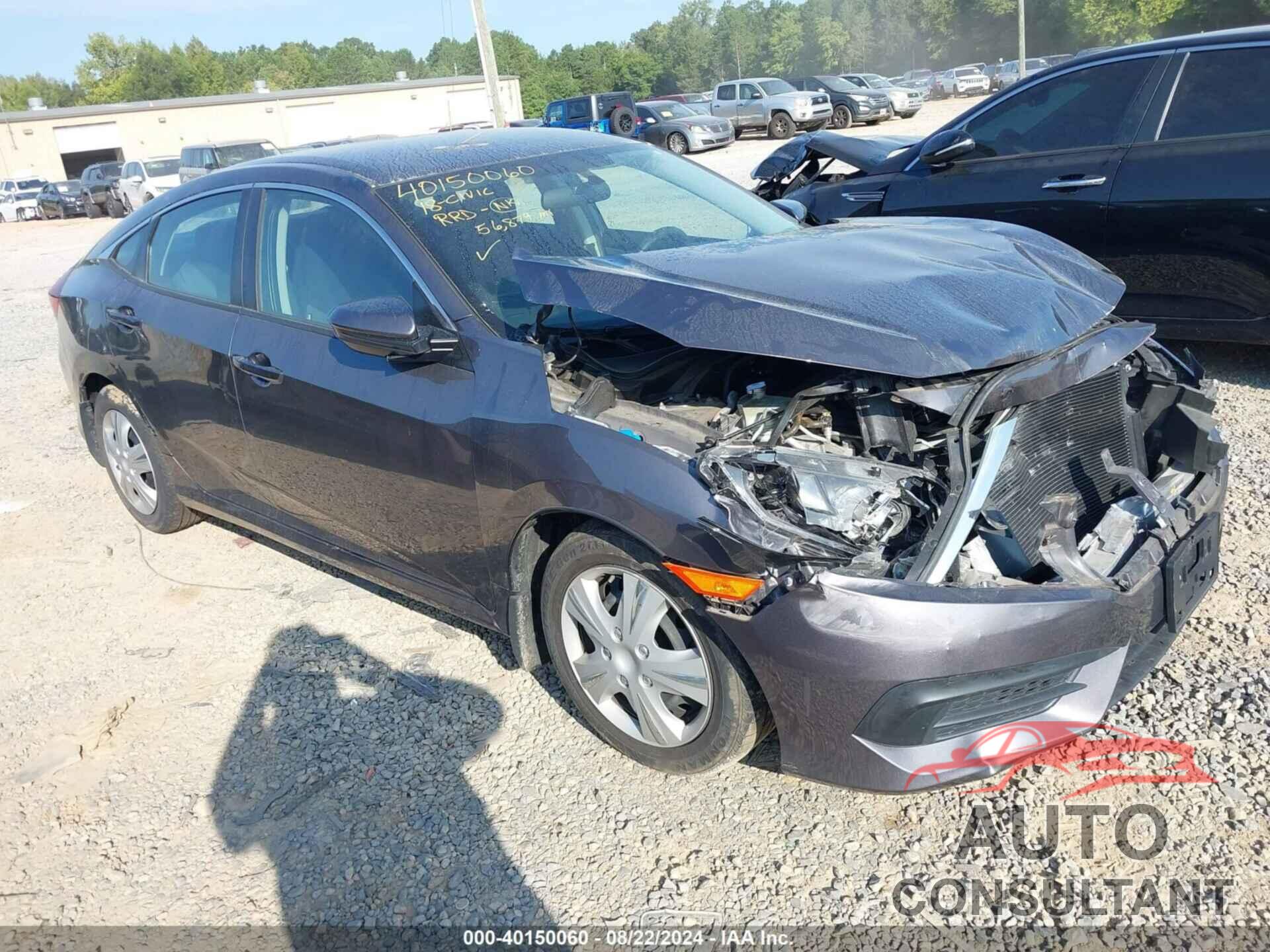HONDA CIVIC 2018 - 2HGFC2F55JH587813