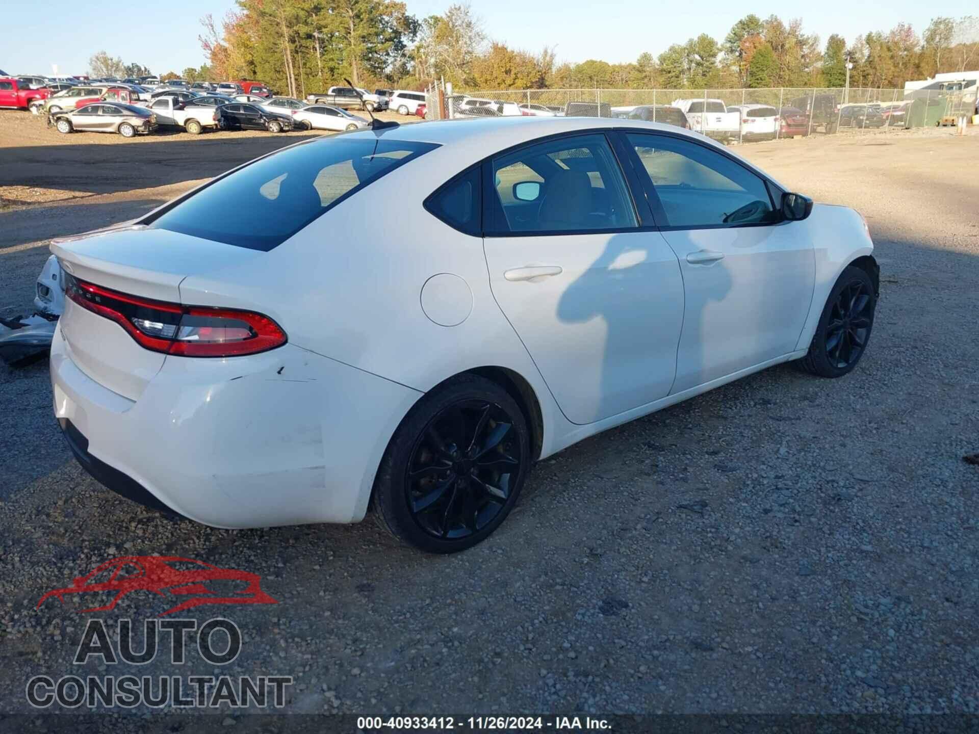 DODGE DART 2016 - 1C3CDFFA4GD791256