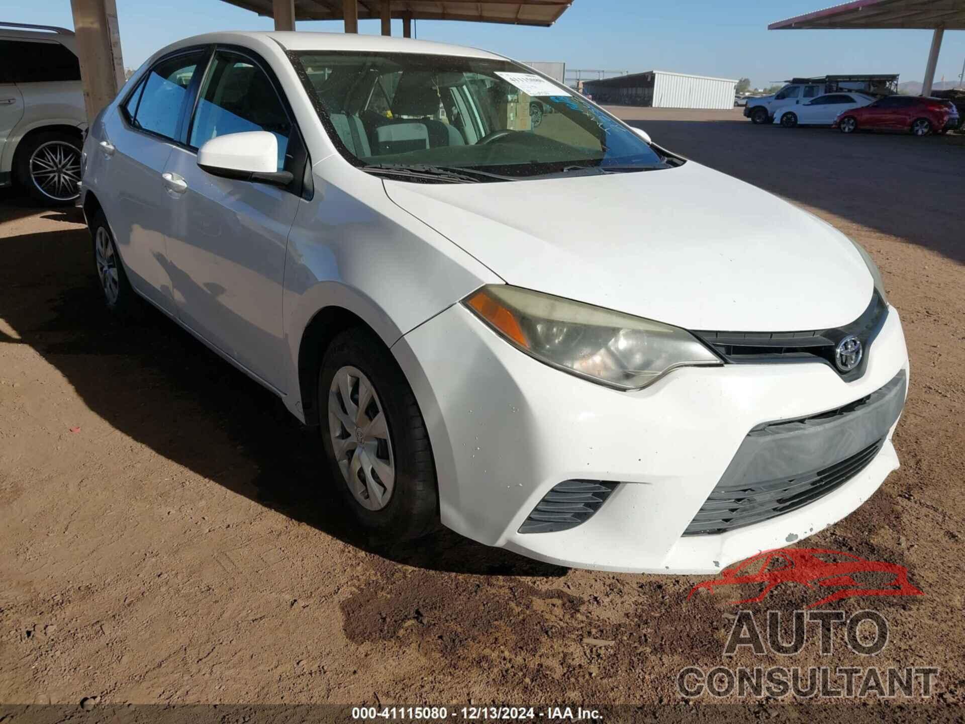 TOYOTA COROLLA 2014 - 2T1BURHE7EC223621