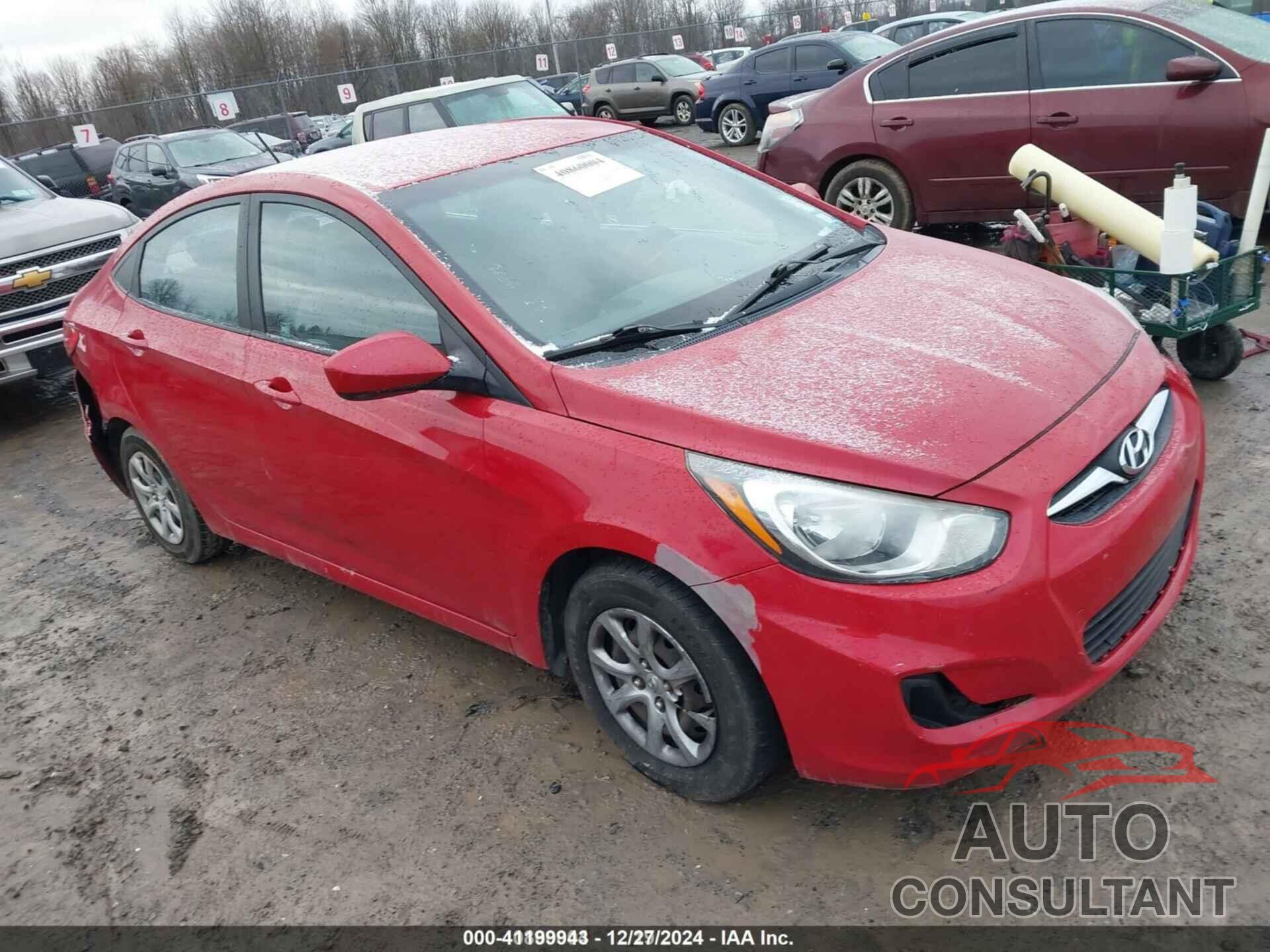 HYUNDAI ACCENT 2012 - KMHCT4AE7CU255694