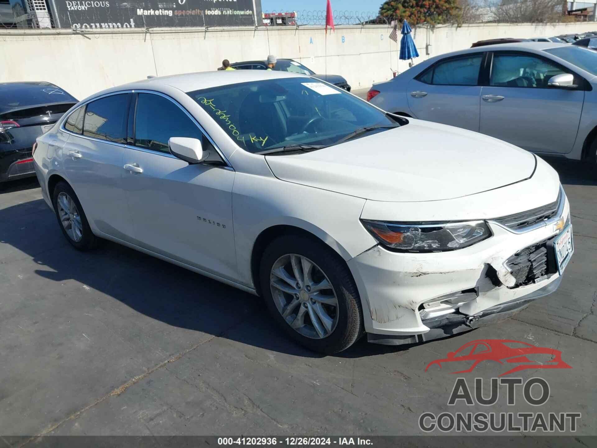 CHEVROLET MALIBU 2016 - 1G1ZE5ST6GF193638