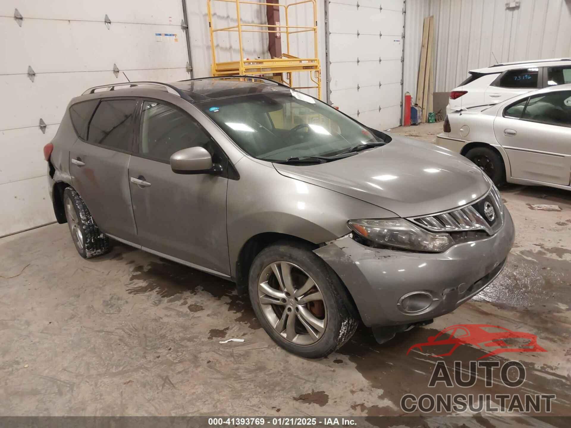 NISSAN MURANO 2009 - JN8AZ18WX9W109881