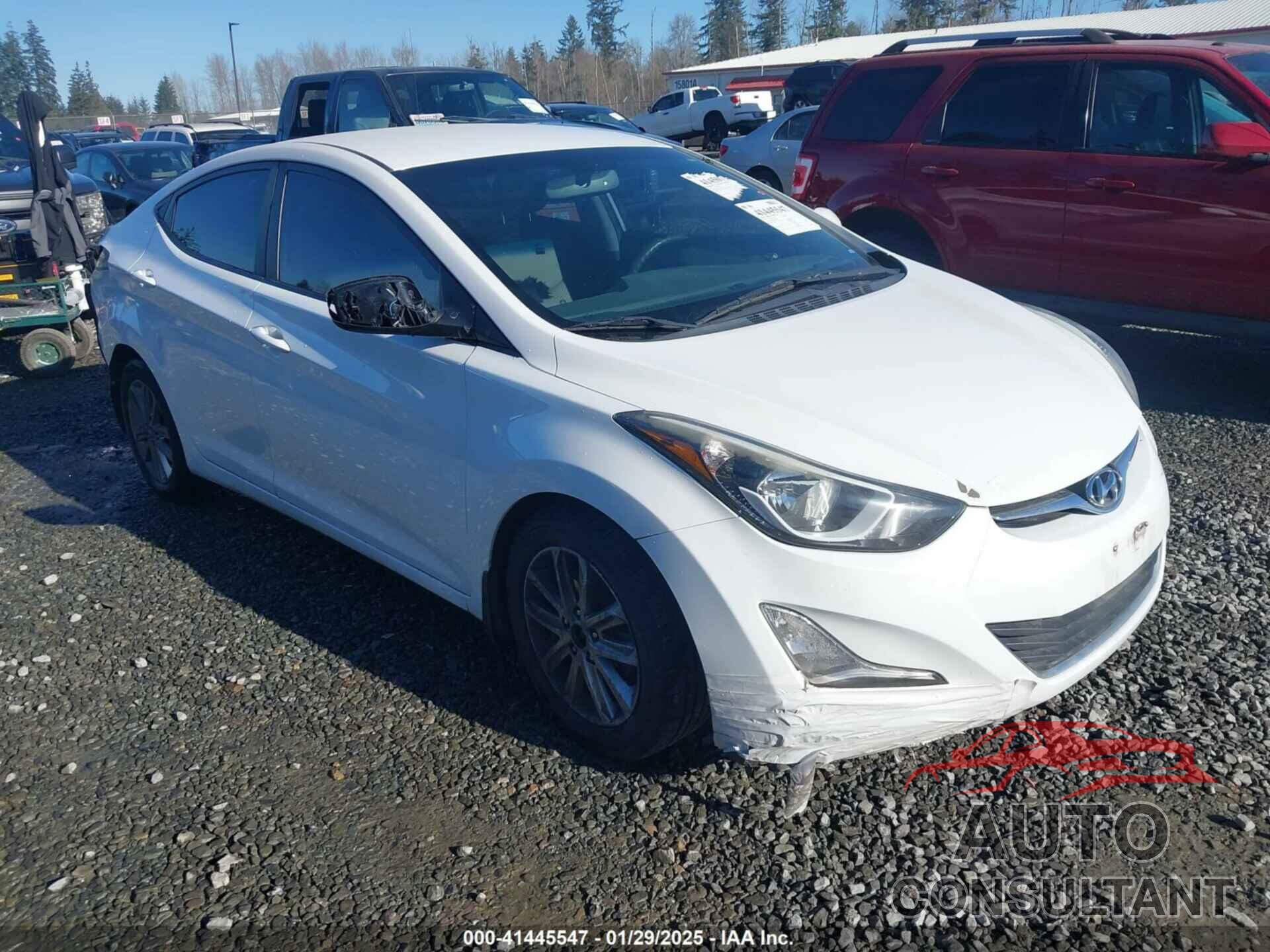 HYUNDAI ELANTRA 2016 - 5NPDH4AE4GH698525