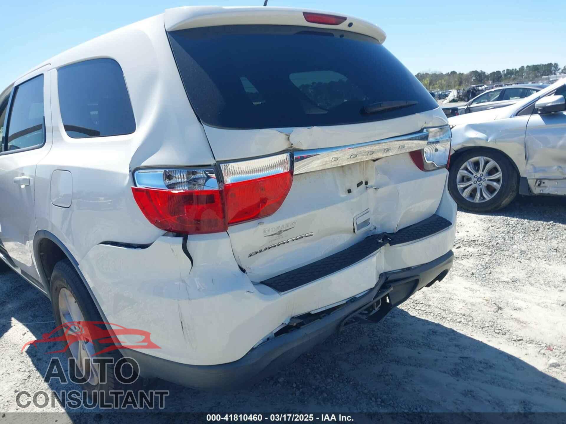 DODGE DURANGO 2011 - 1D4RD2GG6BC618325
