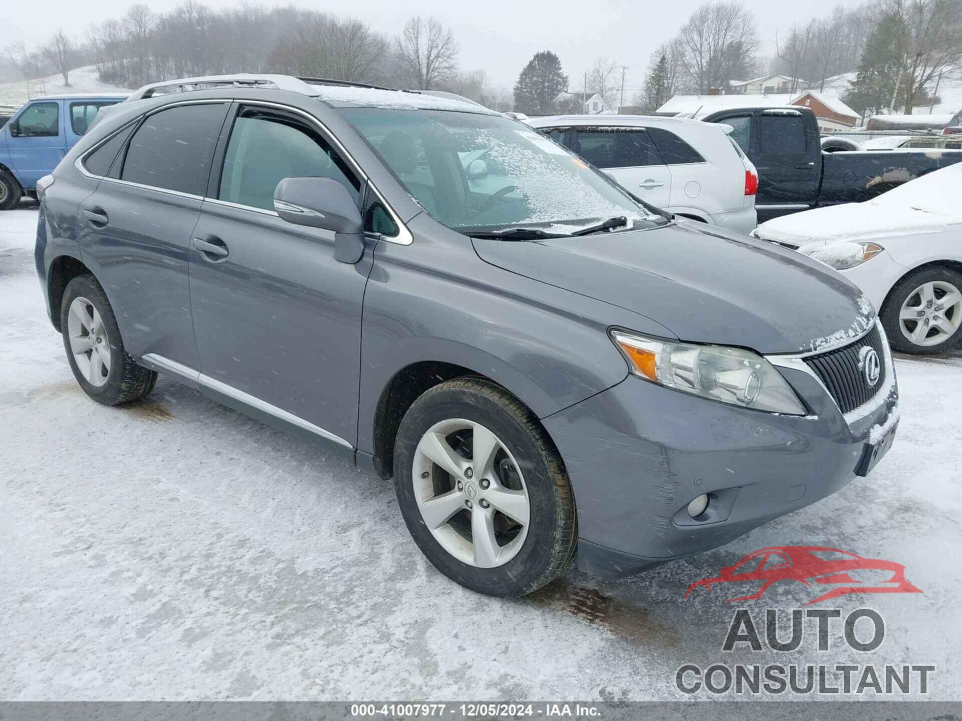 LEXUS RX 350 2012 - 2T2BK1BA6CC129669