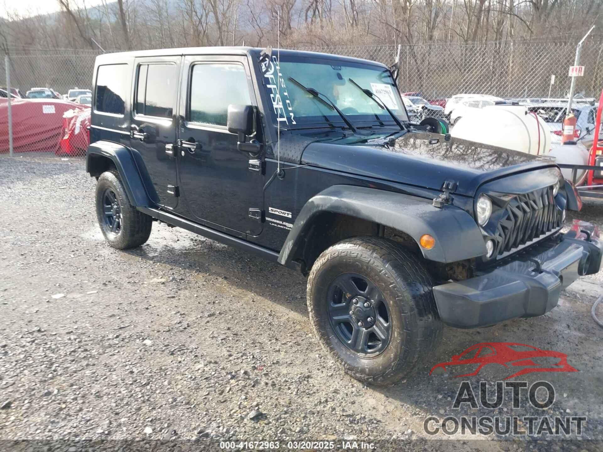 JEEP WRANGLER JK UNLIMITED 2018 - 1C4BJWDG8JL860468