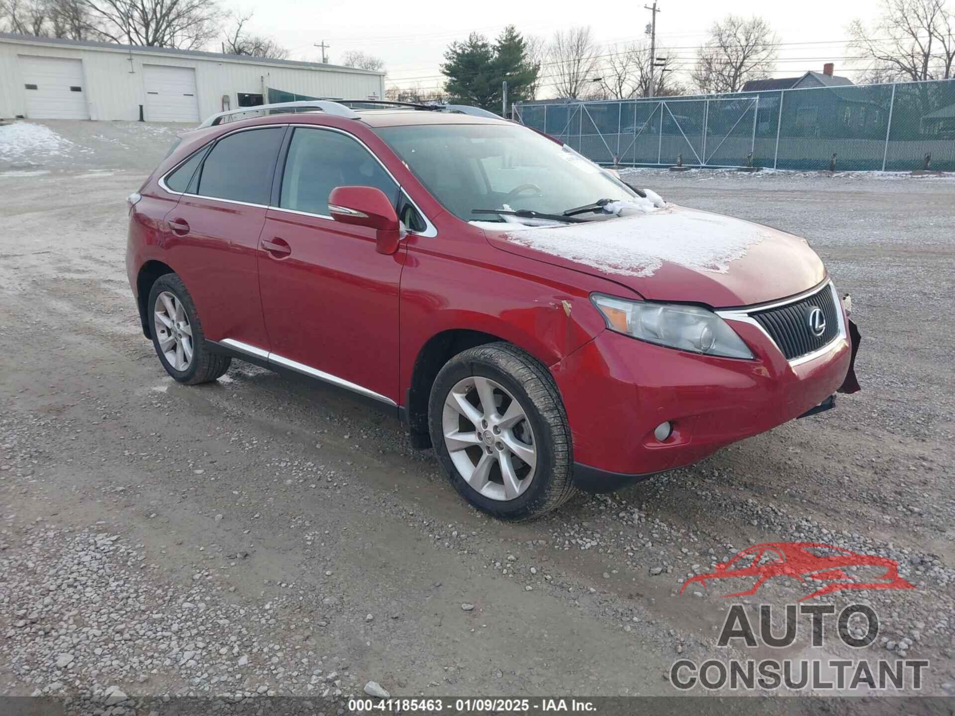 LEXUS RX 350 2010 - 2T2BK1BA0AC057316