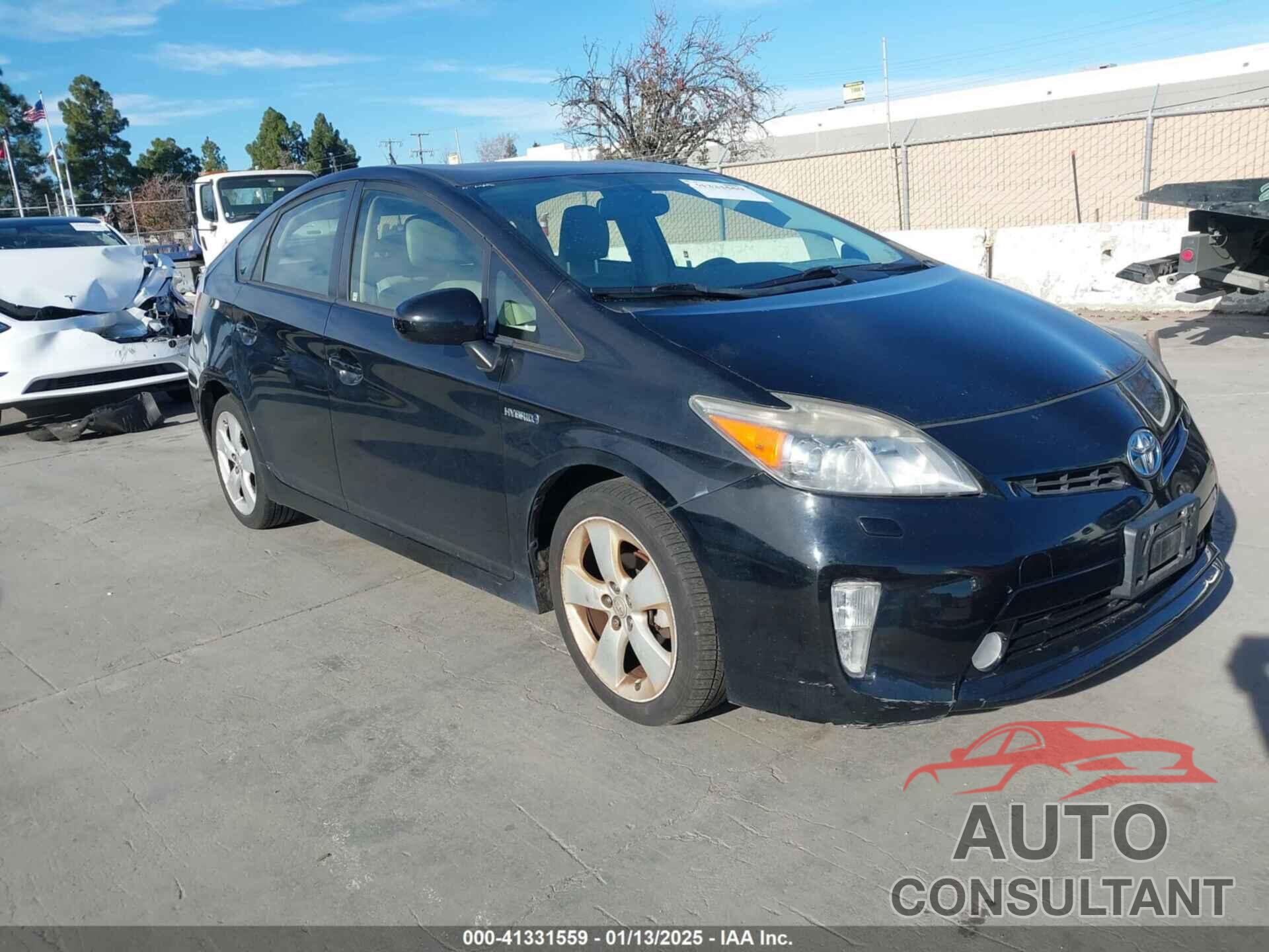 TOYOTA PRIUS 2012 - JTDKN3DU9C1516185