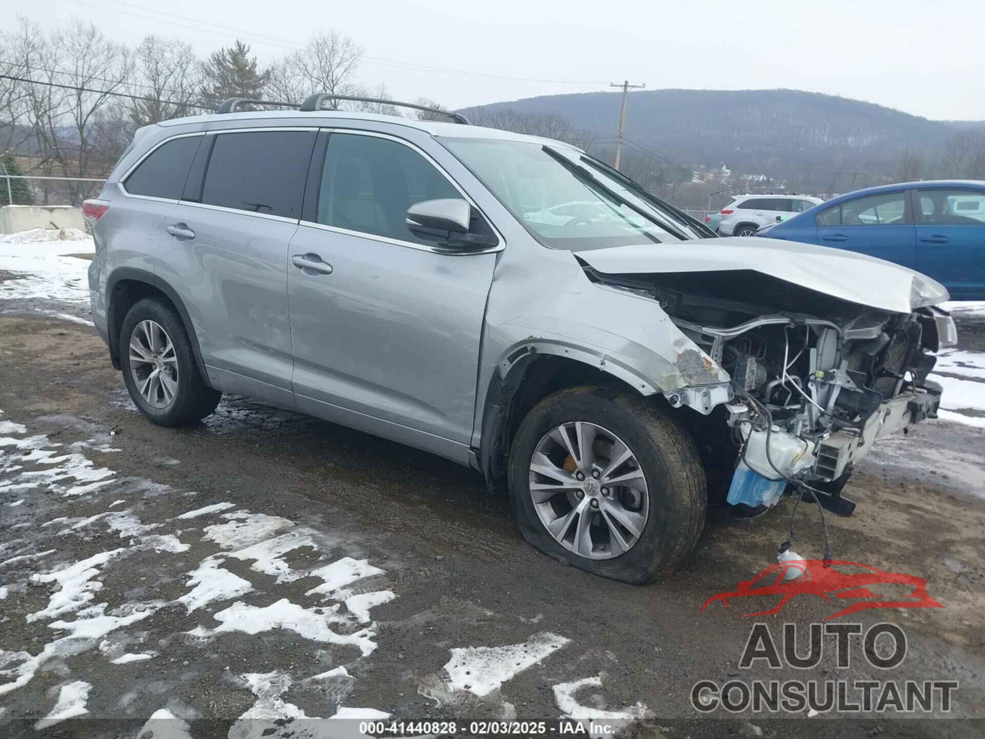 TOYOTA HIGHLANDER 2014 - 5TDJKRFH0ES006580