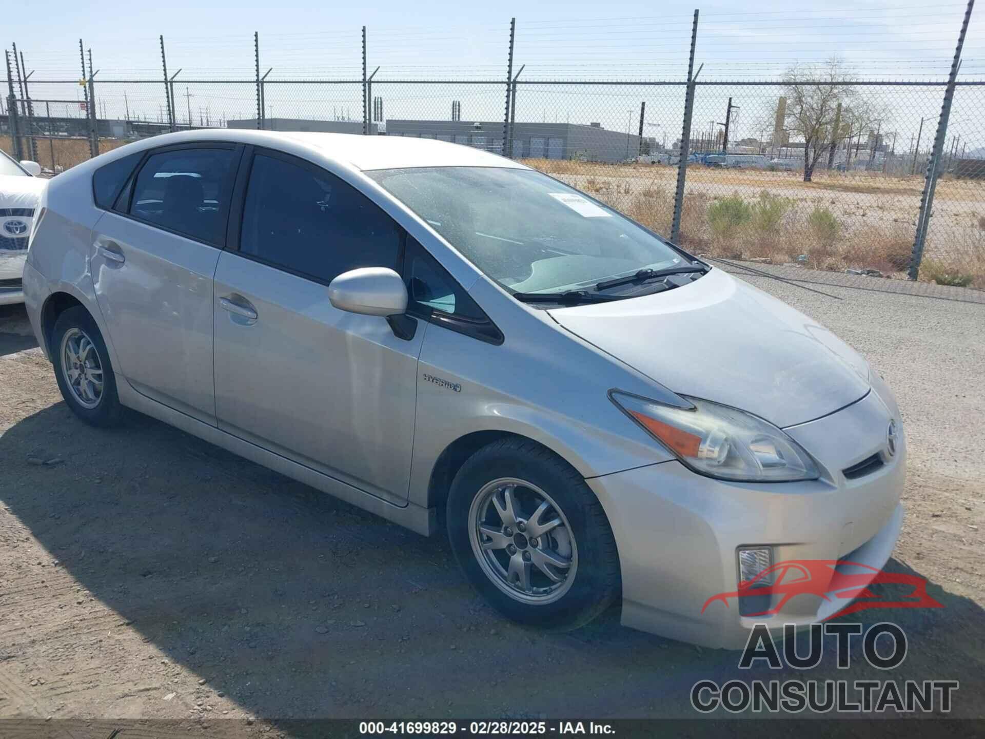 TOYOTA PRIUS 2010 - JTDKN3DU8A0090542