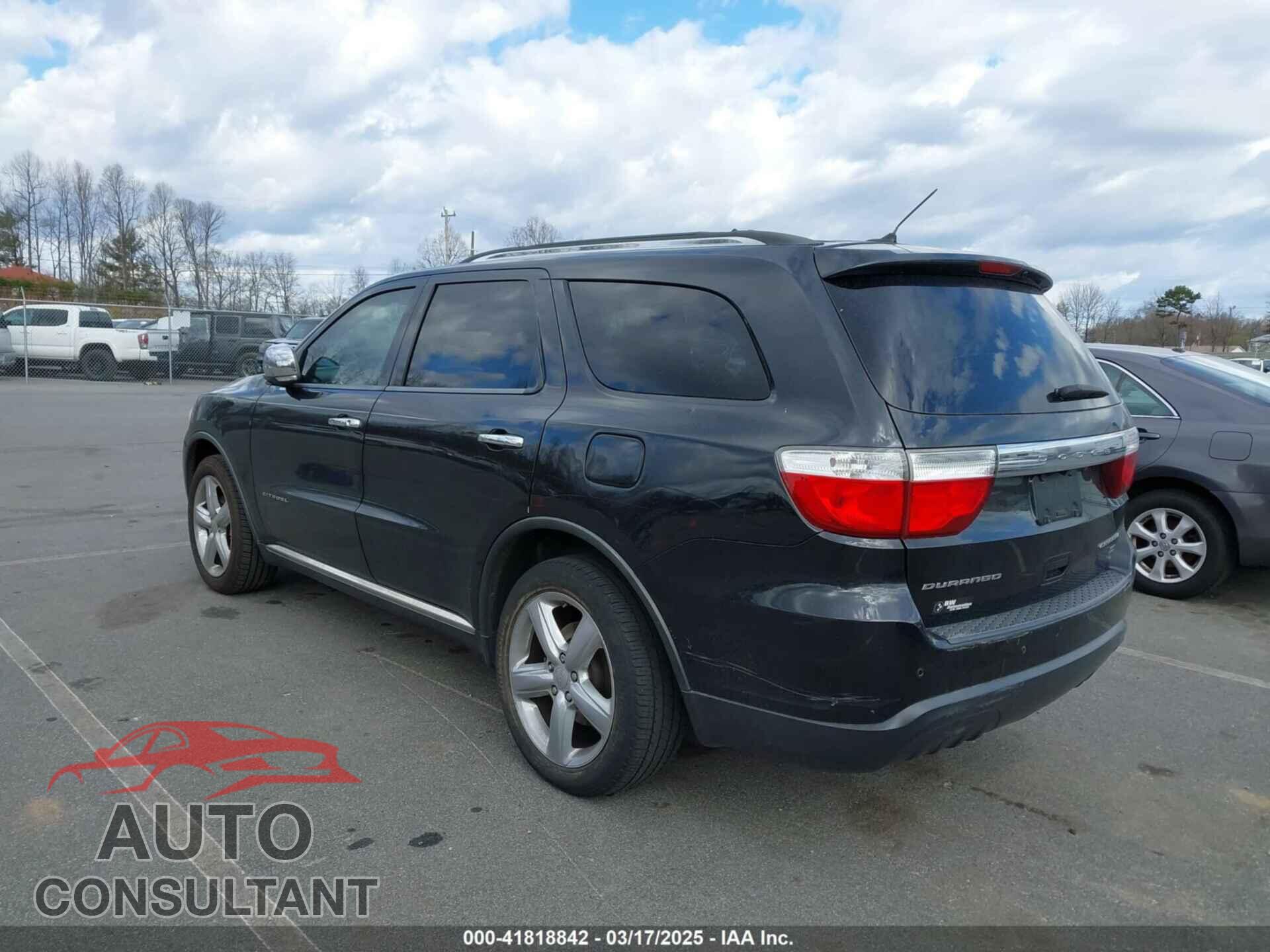 DODGE DURANGO 2013 - 1C4RDHEG8DC608255