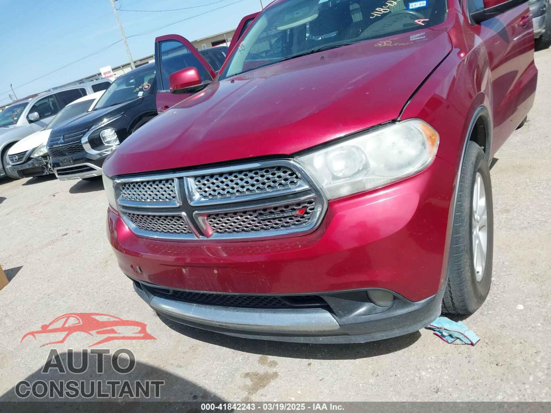 DODGE DURANGO 2013 - 1C4RDHAGXDC657365