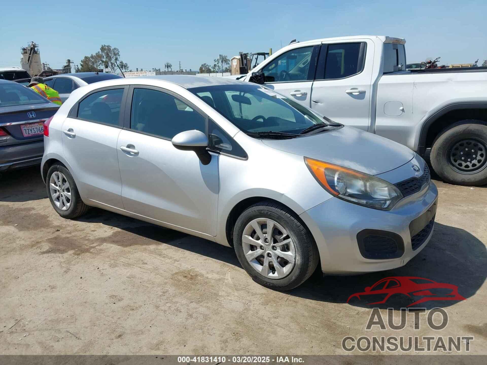 KIA RIO 2013 - KNADM5A39D6319182